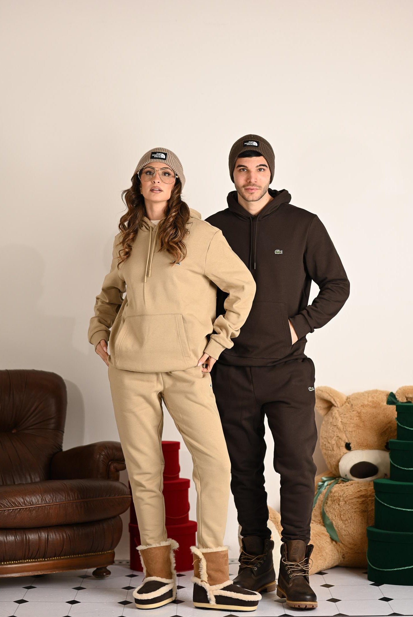 LACOSTE Pantalone sportivo marrone per uomo e donna XH9624 SKB LACOSTE