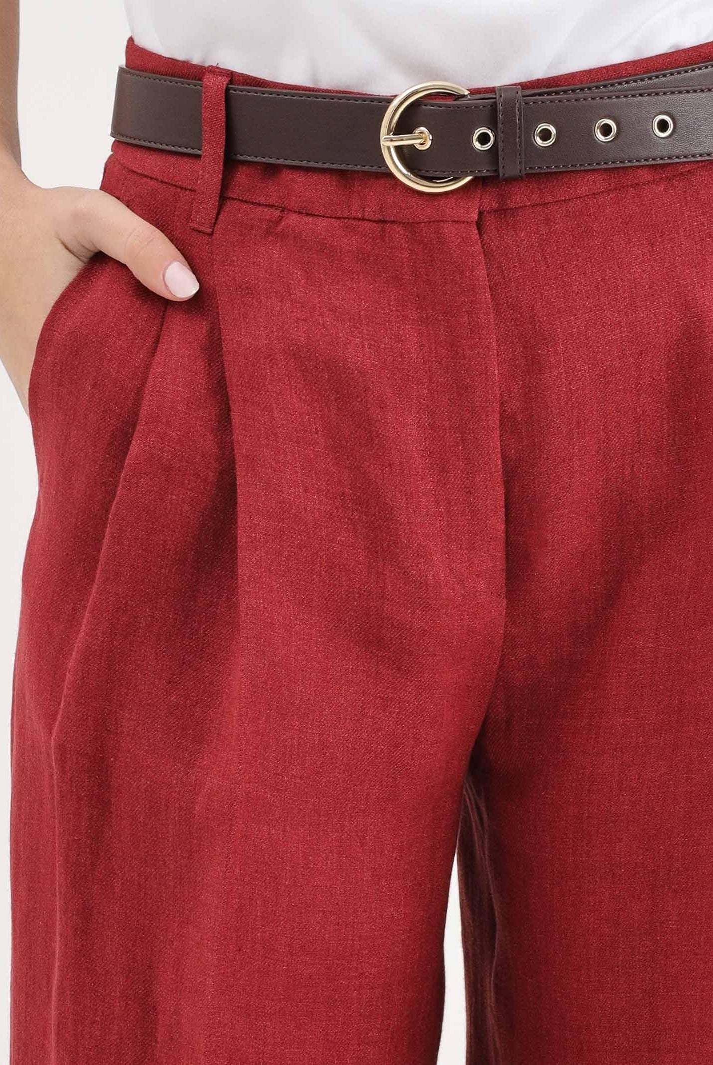 MAX MARA Pantalone MSTSUMERO rosso da donna 2616131032600 035 MAX MARA