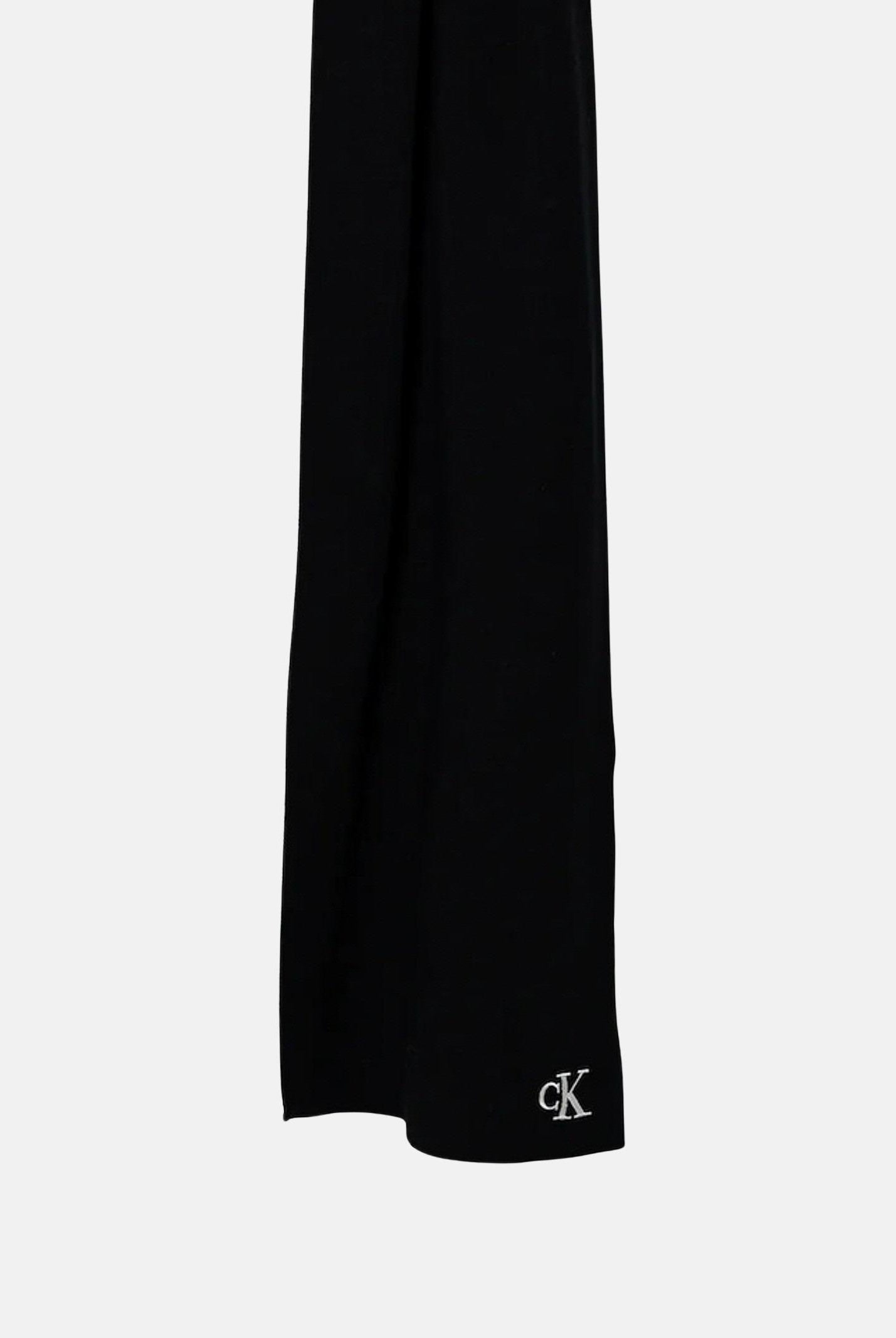 CALVIN KLEIN Sciarpa nera per uomo e donna con logo LV04D8021G UB1 CALVIN KLEIN