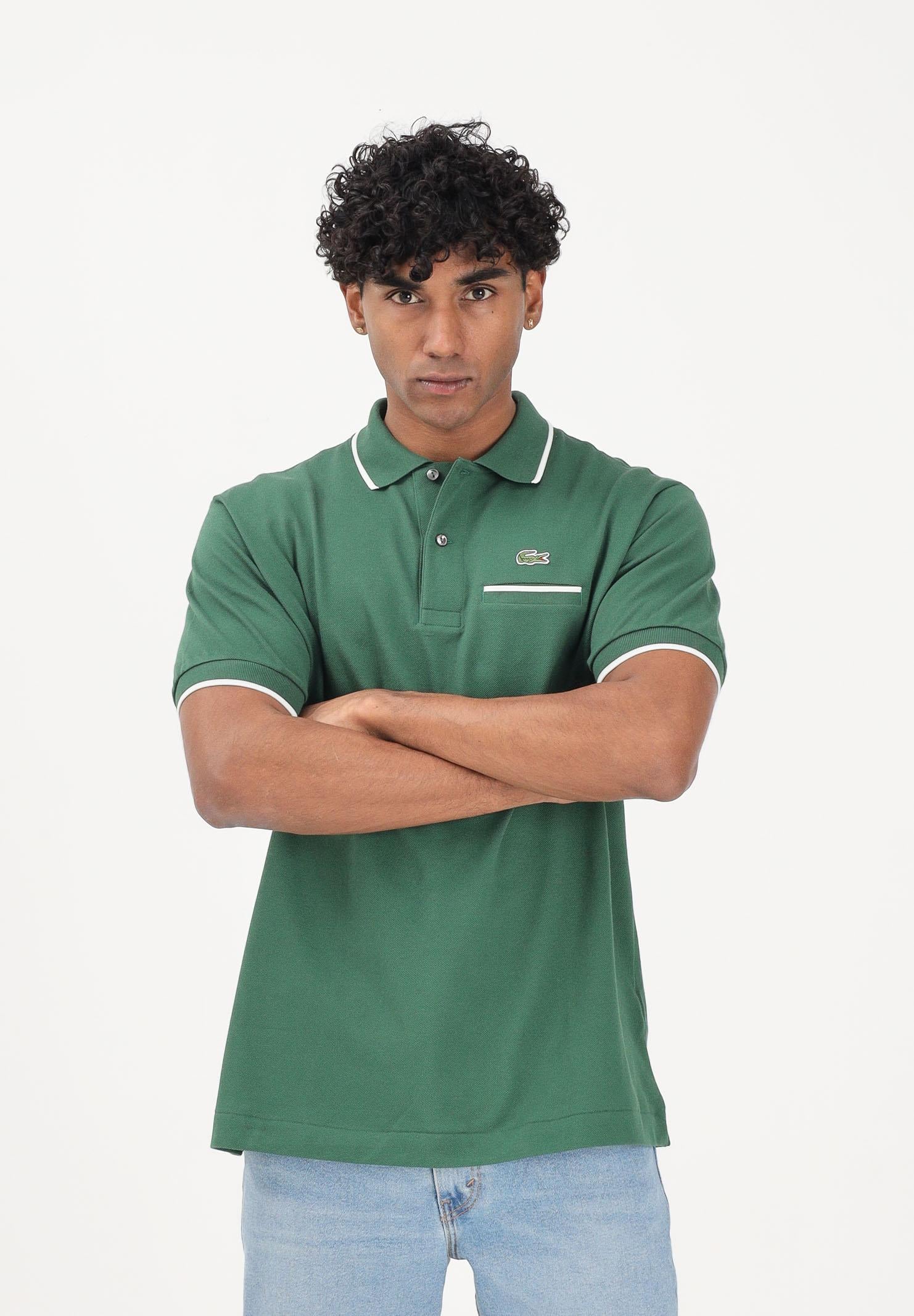 LACOSTE Polo a manica corta classic fit L.12.12 verde da uomo PH9838 YRR LACOSTE