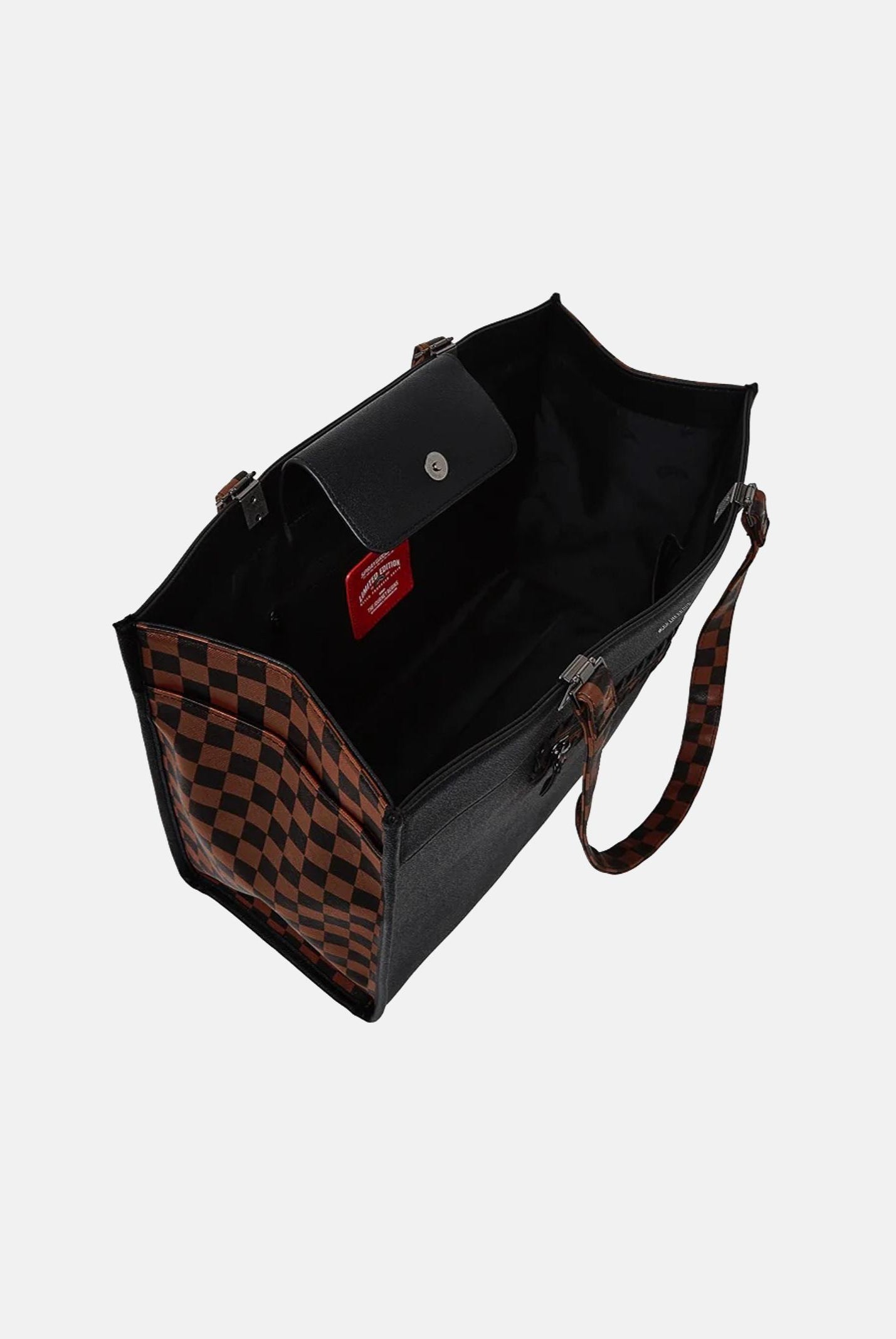 SPRAYGROUND Shopper Dose Of Check Deux Tortuga nera da donna 910T8020NSZ  SPRAYGROUND