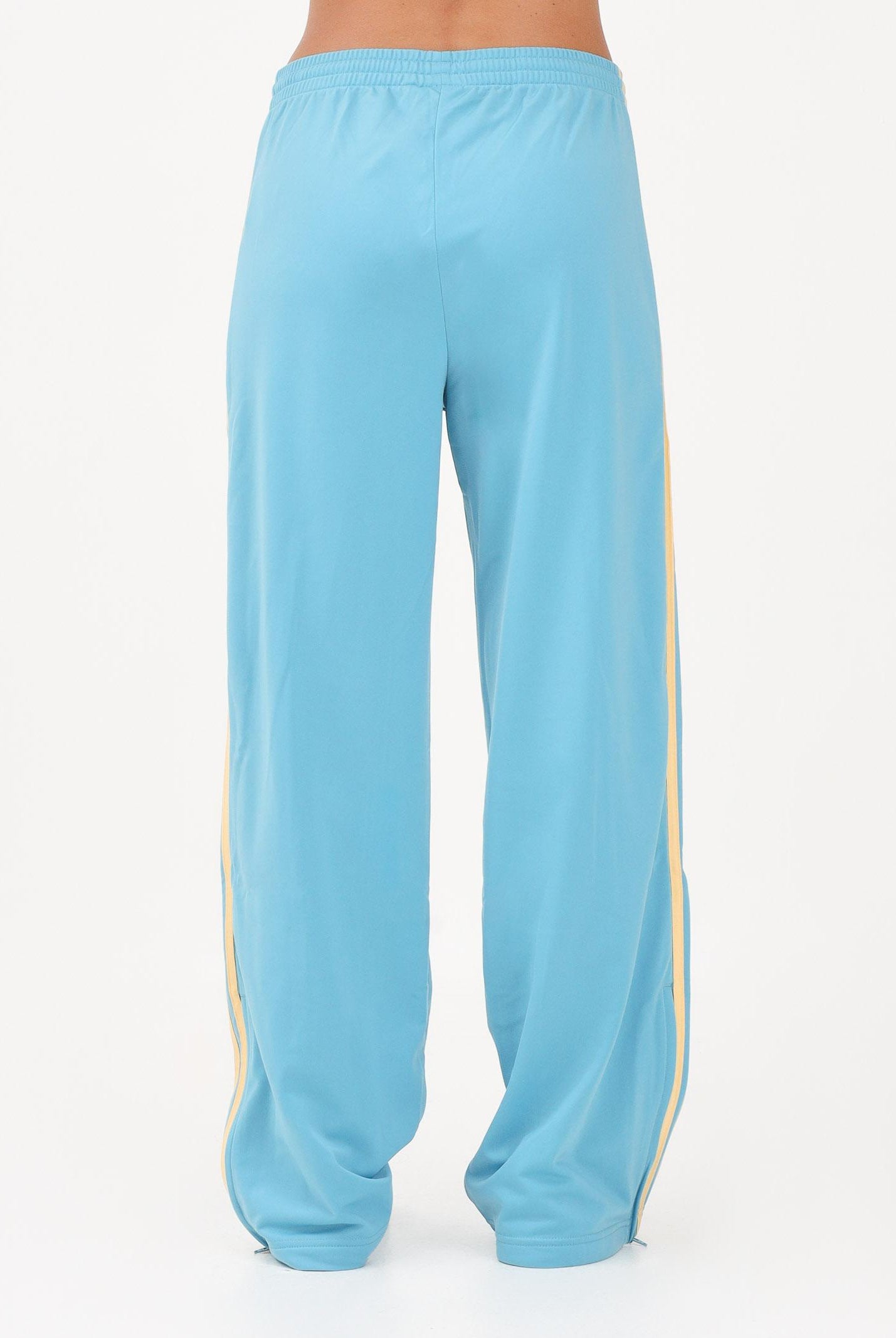 ADIDAS ORIGINALS Pantalone sportivo FIREBIRD azzurro e giallo da donna KT4628 . ADIDAS ORIGINALS