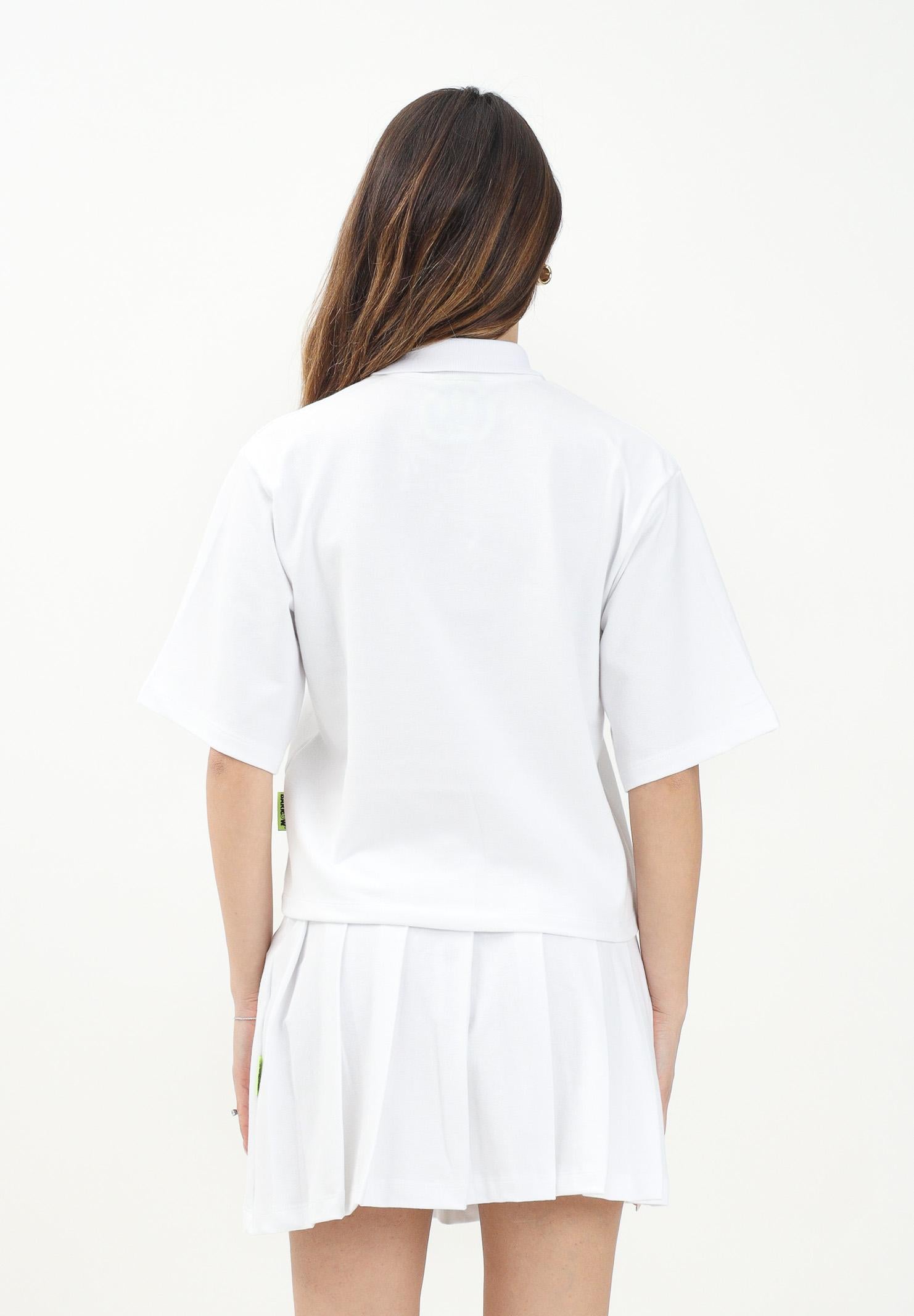 BARROW Polo a manica corta bianca per donna e bambina con smile S5BKJGPO144 002 BARROW