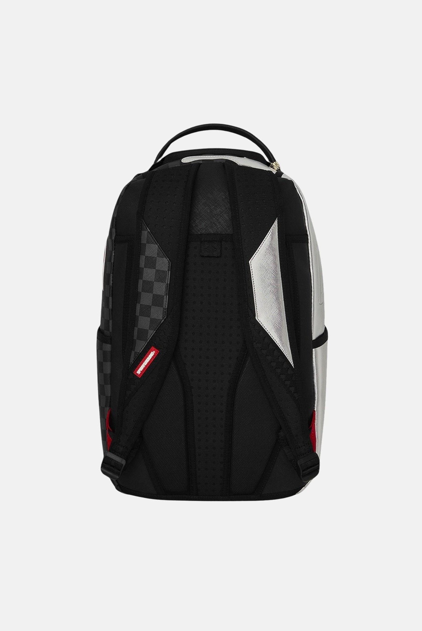 SPRAYGROUND Zaino SILVER SIDE DRIP argento e nero per uomo e donna 910B8940NSZ . SPRAYGROUND