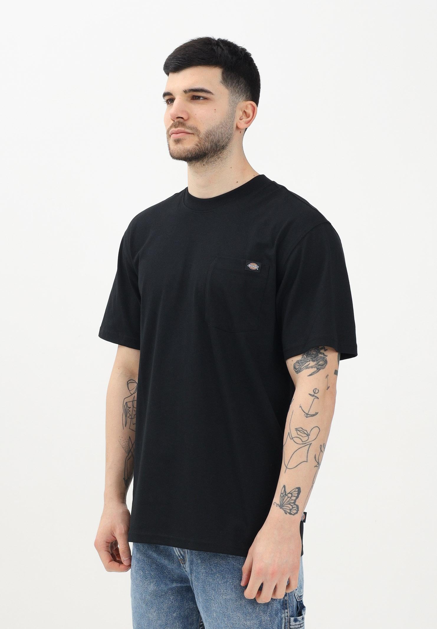 DICKIES T-shirt a manica corta Luray nera da uomo DK0A4YFCBLK1 DIckies