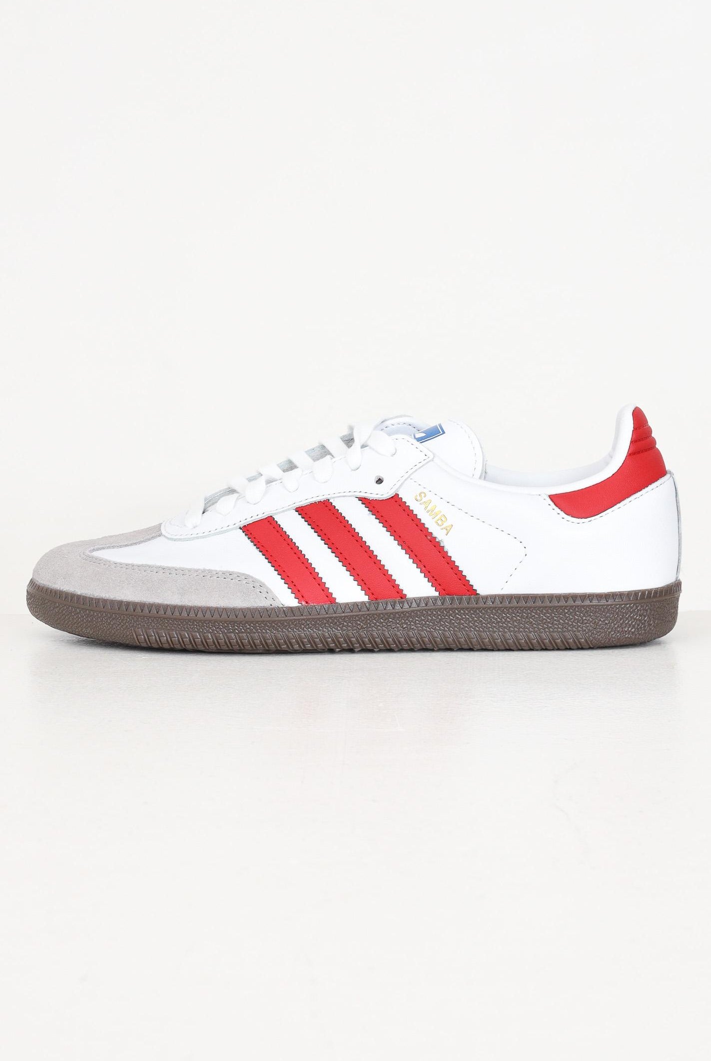 ADIDAS ORIGINALS Sneakers Samba OG bianche e rosse per uomo e donna IG1025 ADIDAS ORIGINALS