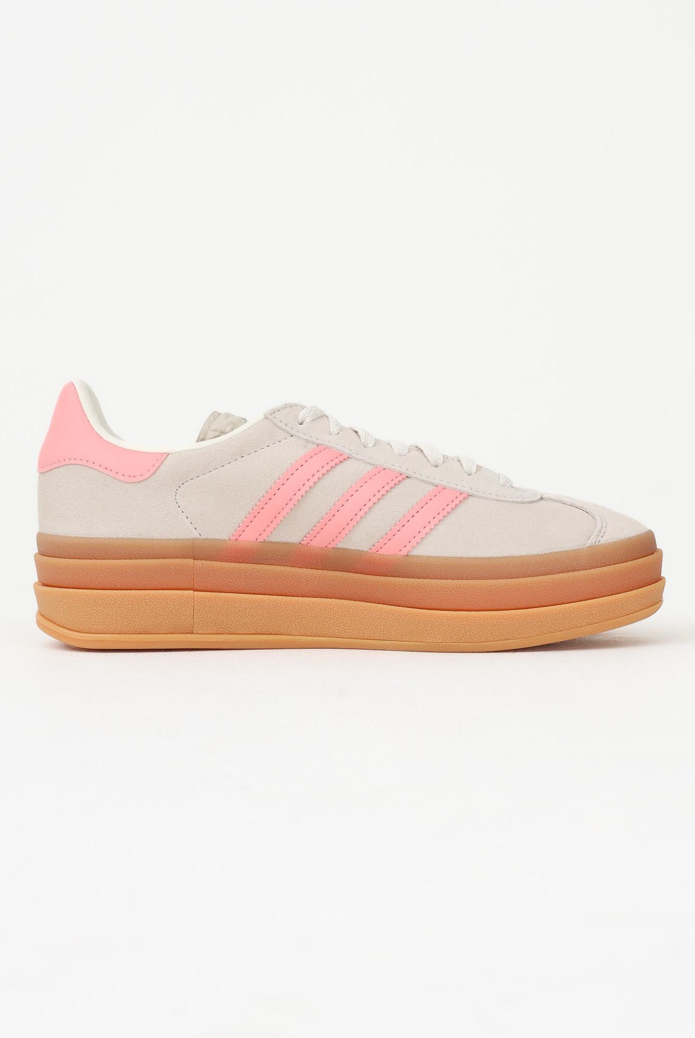 ADIDAS ORIGINALS Sneakers Gazelle Bold beige e rosa da donna JQ7409 . ADIDAS ORIGINALS