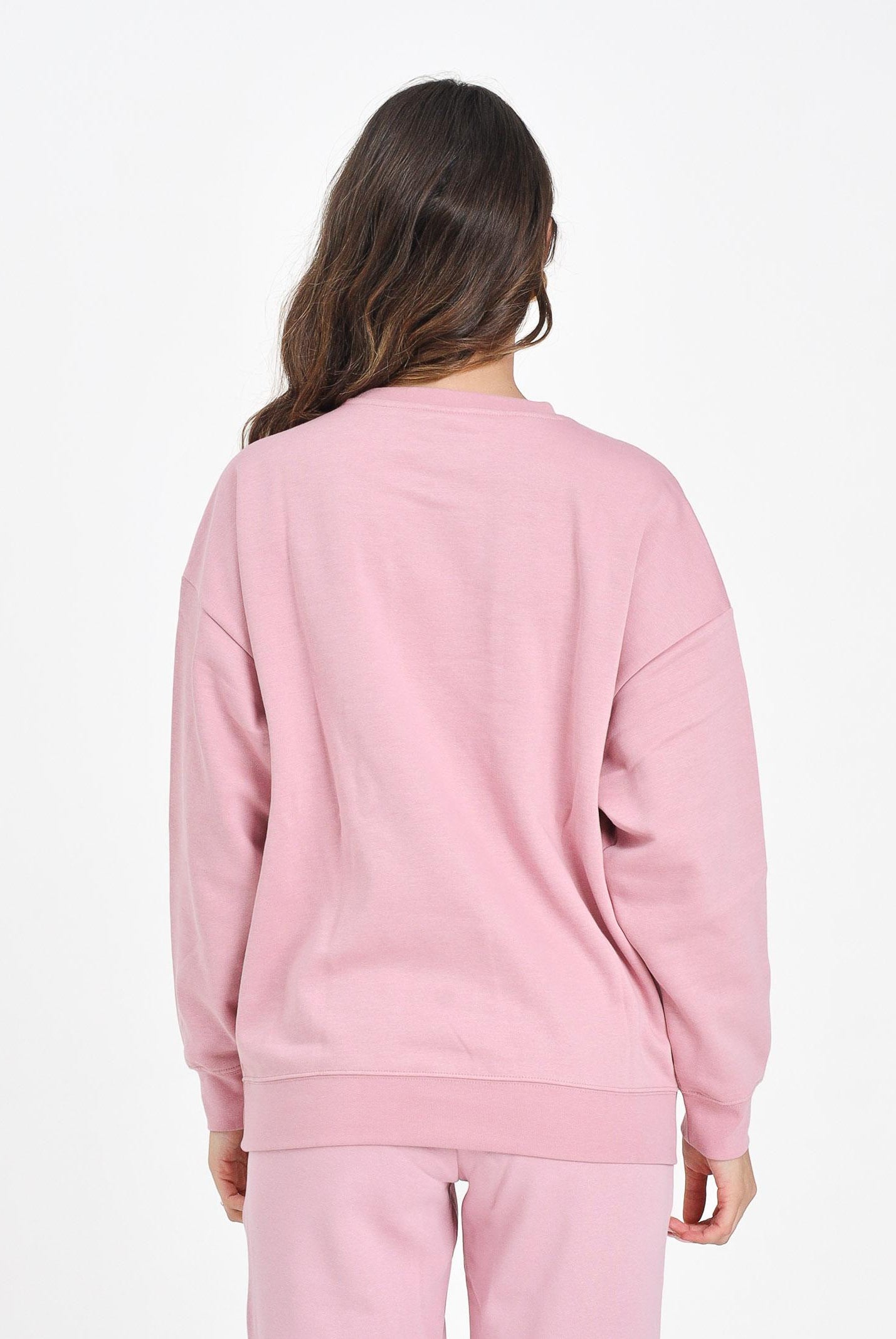 PUMA Felpa girocollo Essentials Oversize rosa da donna 685400 65 PUMA