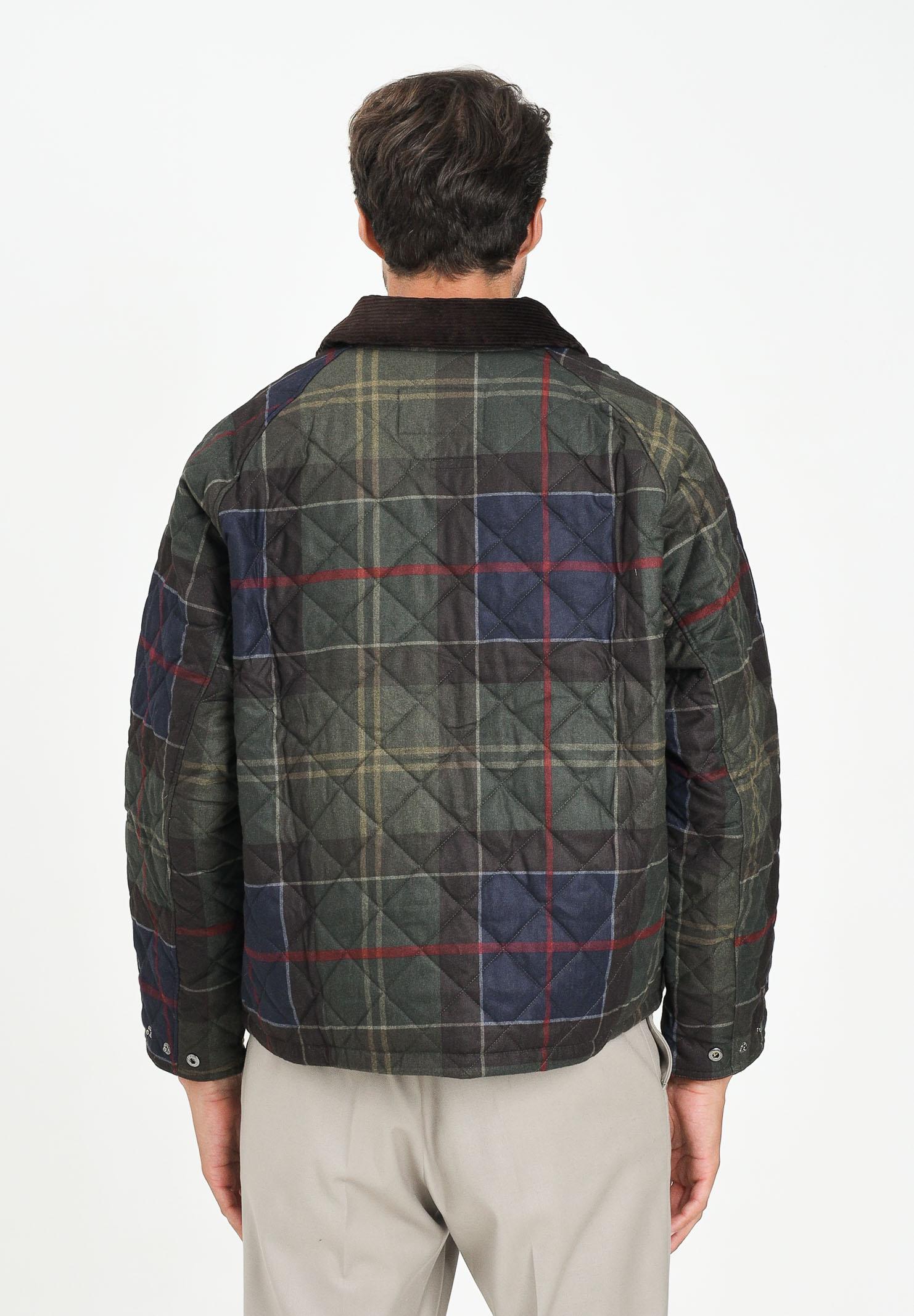 BARBOUR Giubbotto Transport in tartan da uomo 252MMQU1869 TN14 BARBOUR