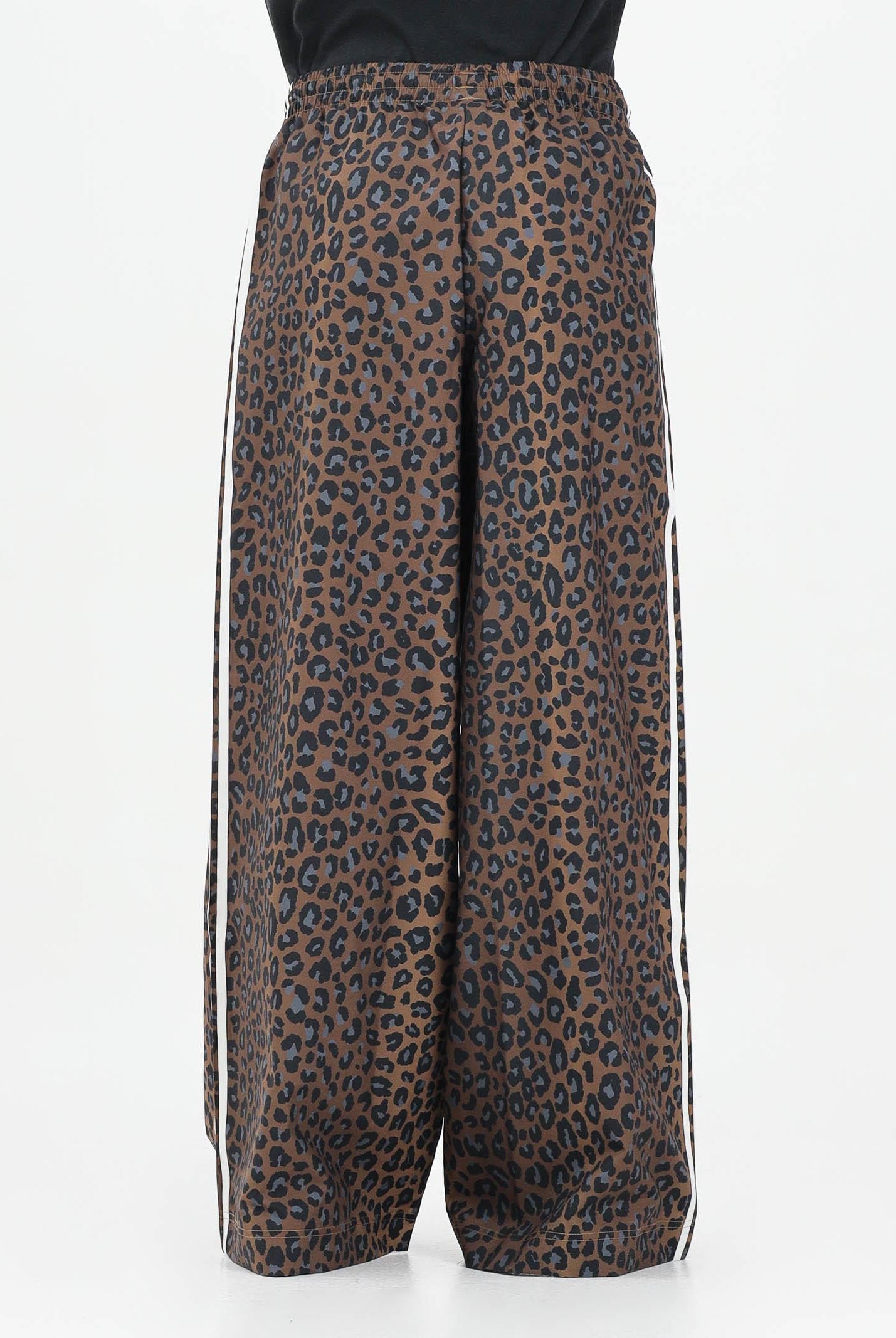 ADIDAS ORIGINALS Pantalone sportivo Leopard Firebird Oversized beige da donna JW7302 ADIDAS ORIGINALS