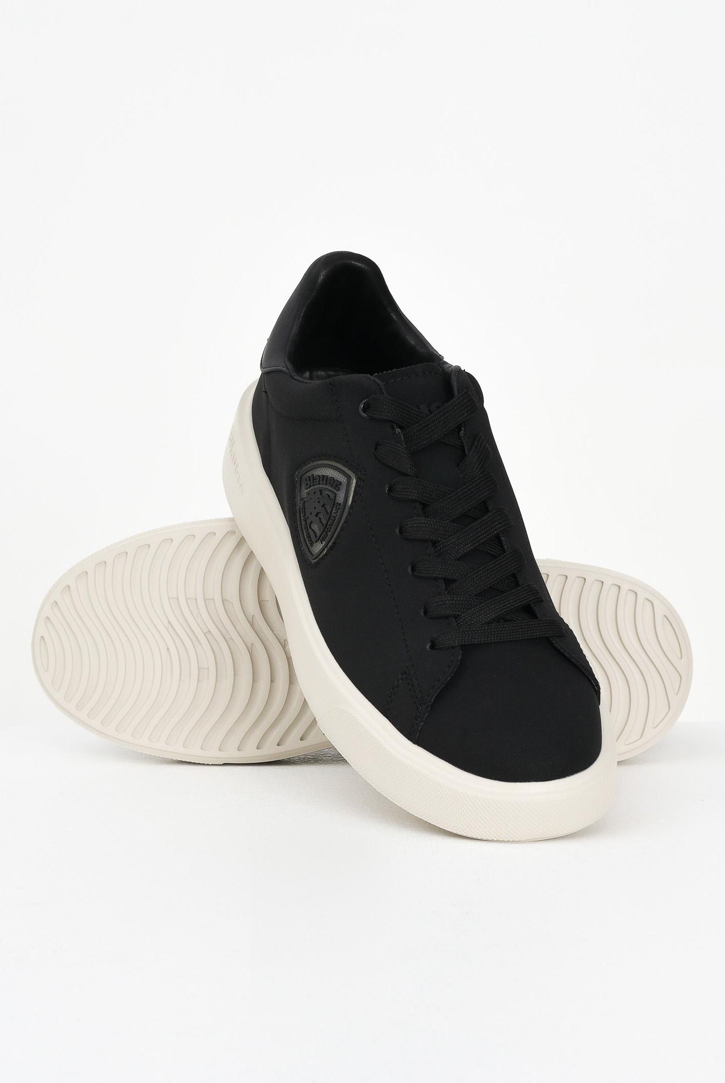 BLAUER Sneakers nere da uomo con logo F5BUCK07LEA BLK BLAUER