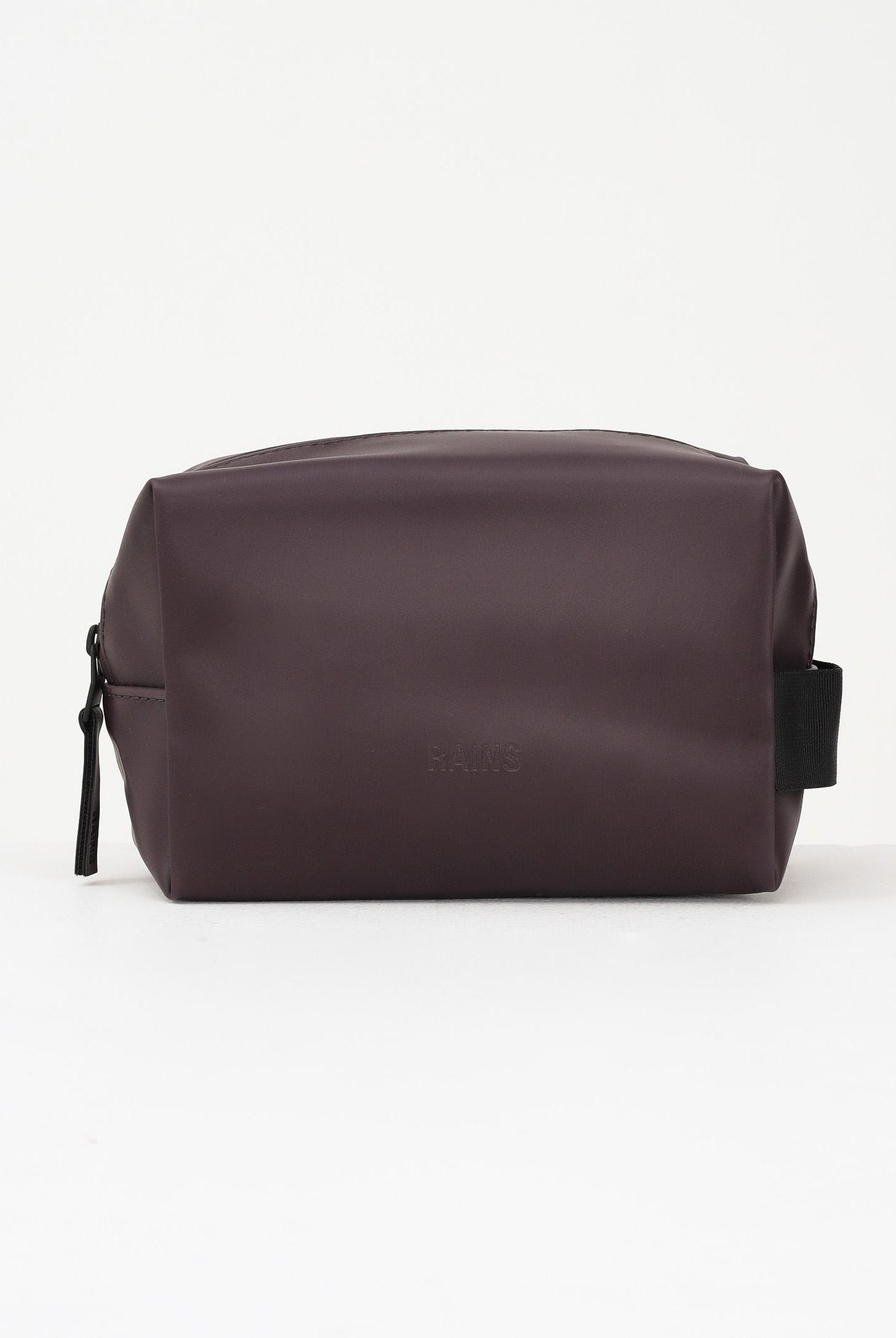 RAINS Pochette Wash Bag Small bordeaux per uomo e donna RA15580 DEP RAINS
