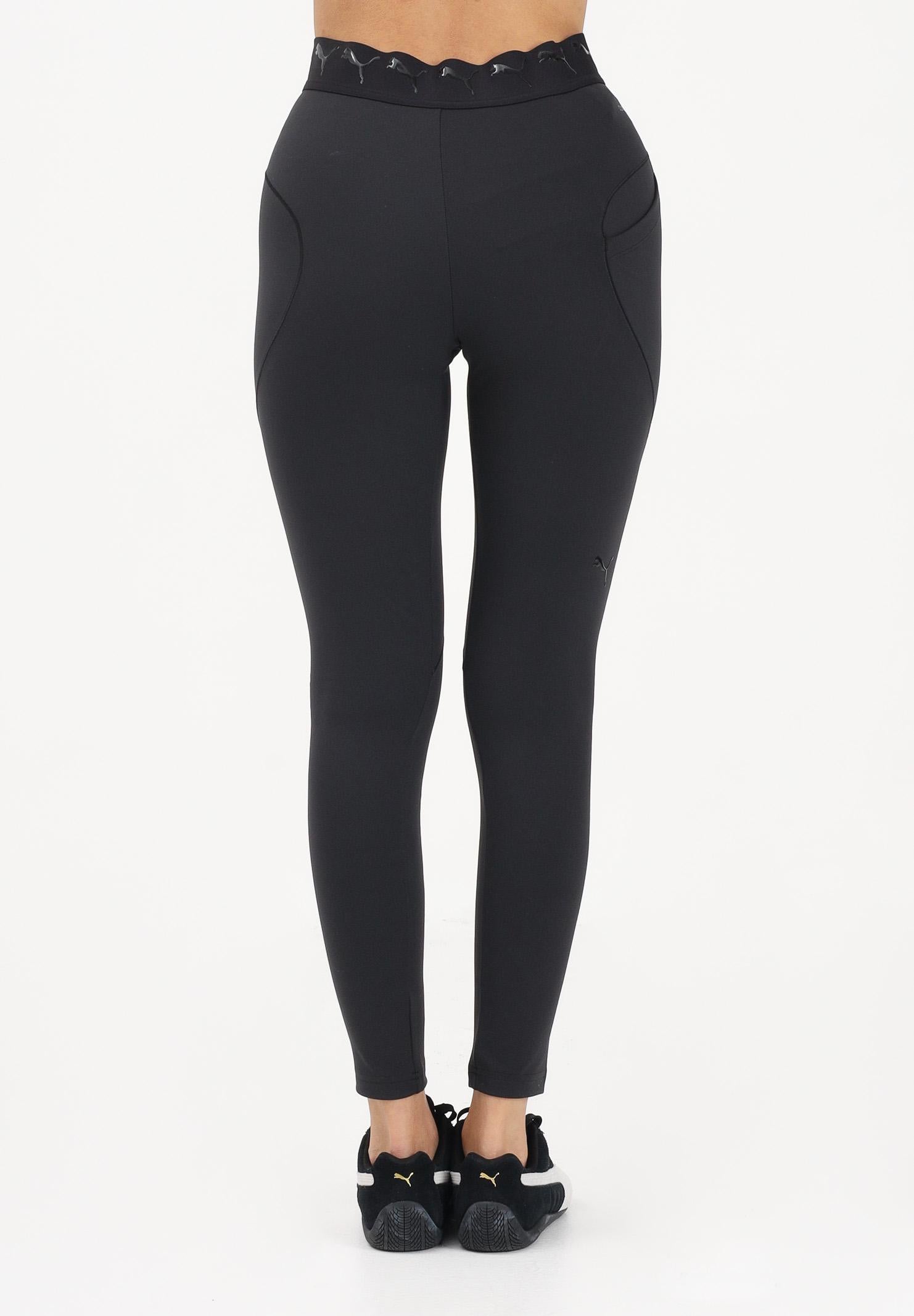 PUMA Leggings sportivo PUMATECH SENSE CLOUDSPUN nero da donna 634574 01 PUMA