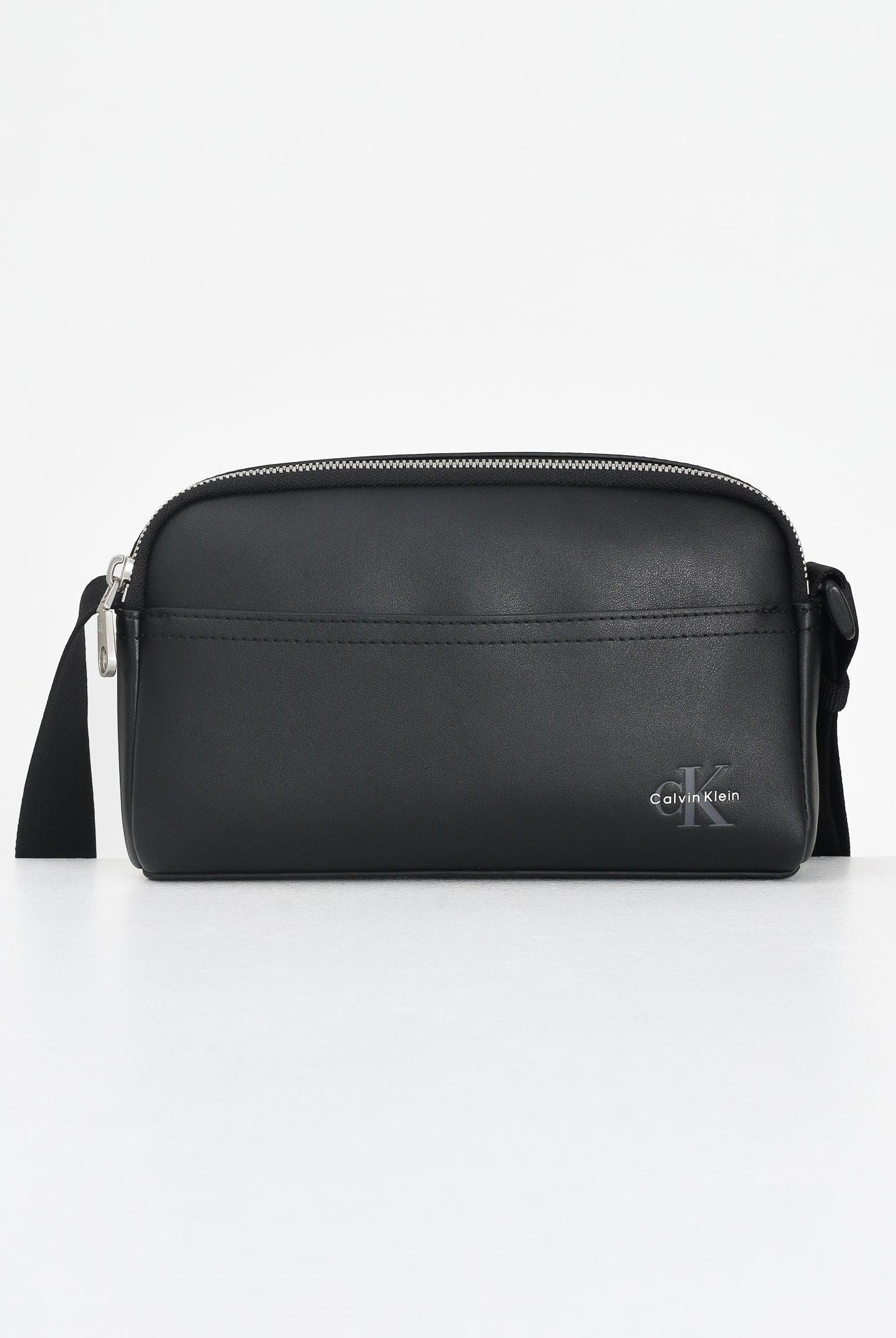 CALVIN KLEIN Borsa a tracolla nera da uomo con logo LV04G3015G UB1 CALVIN KLEIN