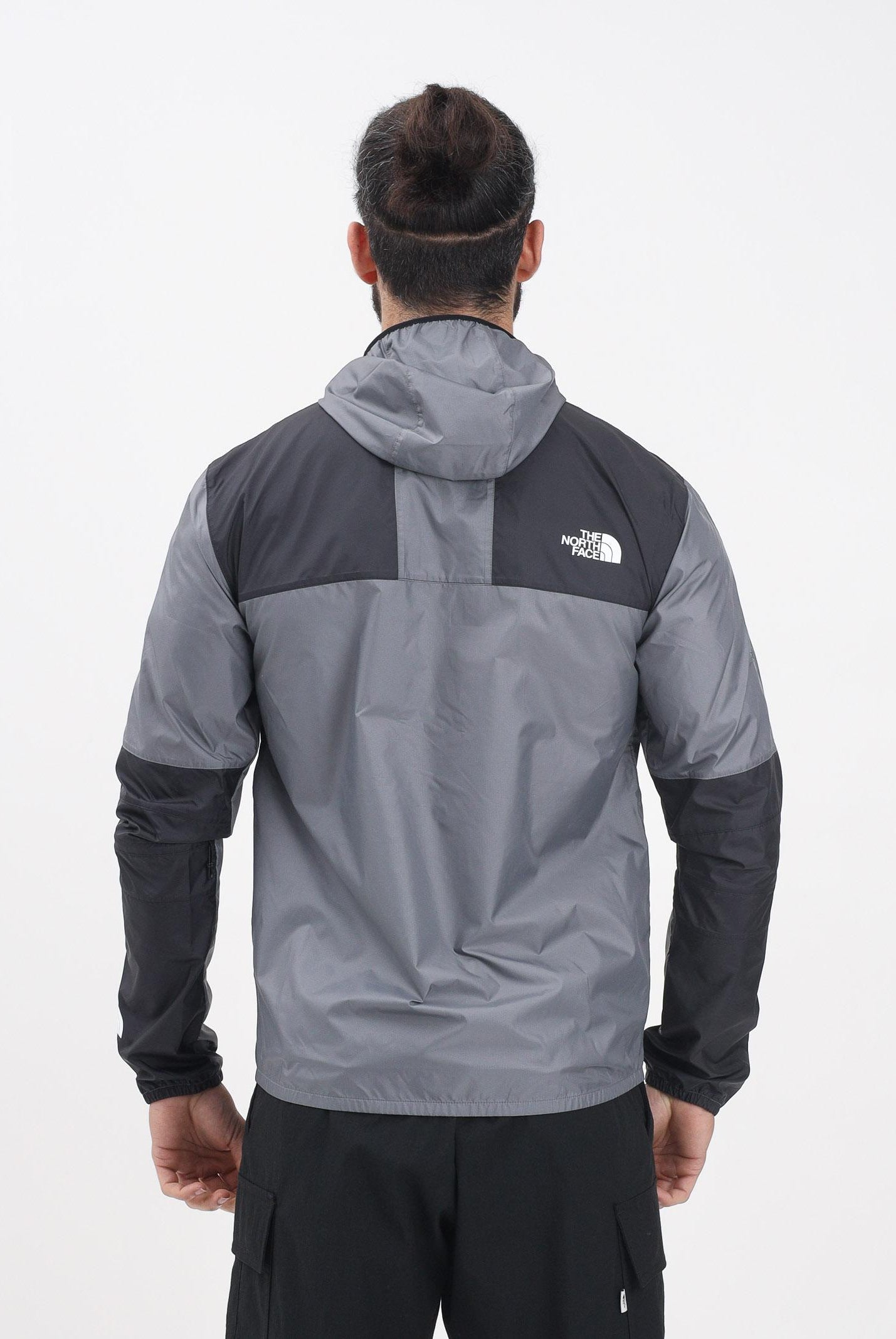 THE NORTH FACE Giacca a vento Seasonal Mountain Jacket grigia e nero da uomo NF0A5IG34GU1 GU1 THE NORTH FACE