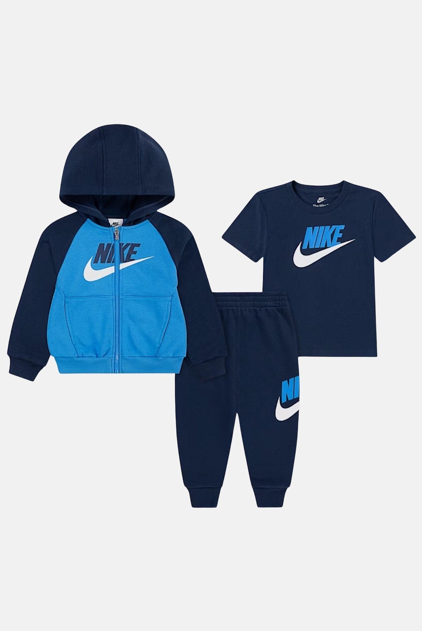 NIKE Tuta 3 pezzi blu da bambino 86N341 U90 NIKE