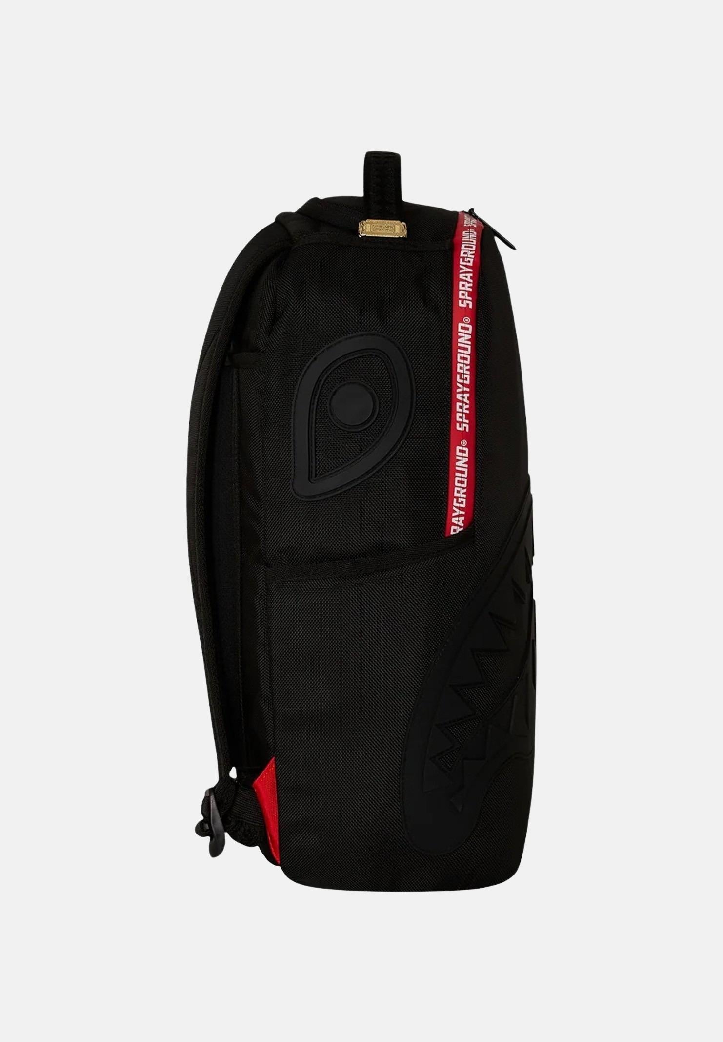 SPRAYGROUND Zaino Printed Zipper Shark Dlxr nero per uomo e donna 910B6017NSZ SPRAYGROUND