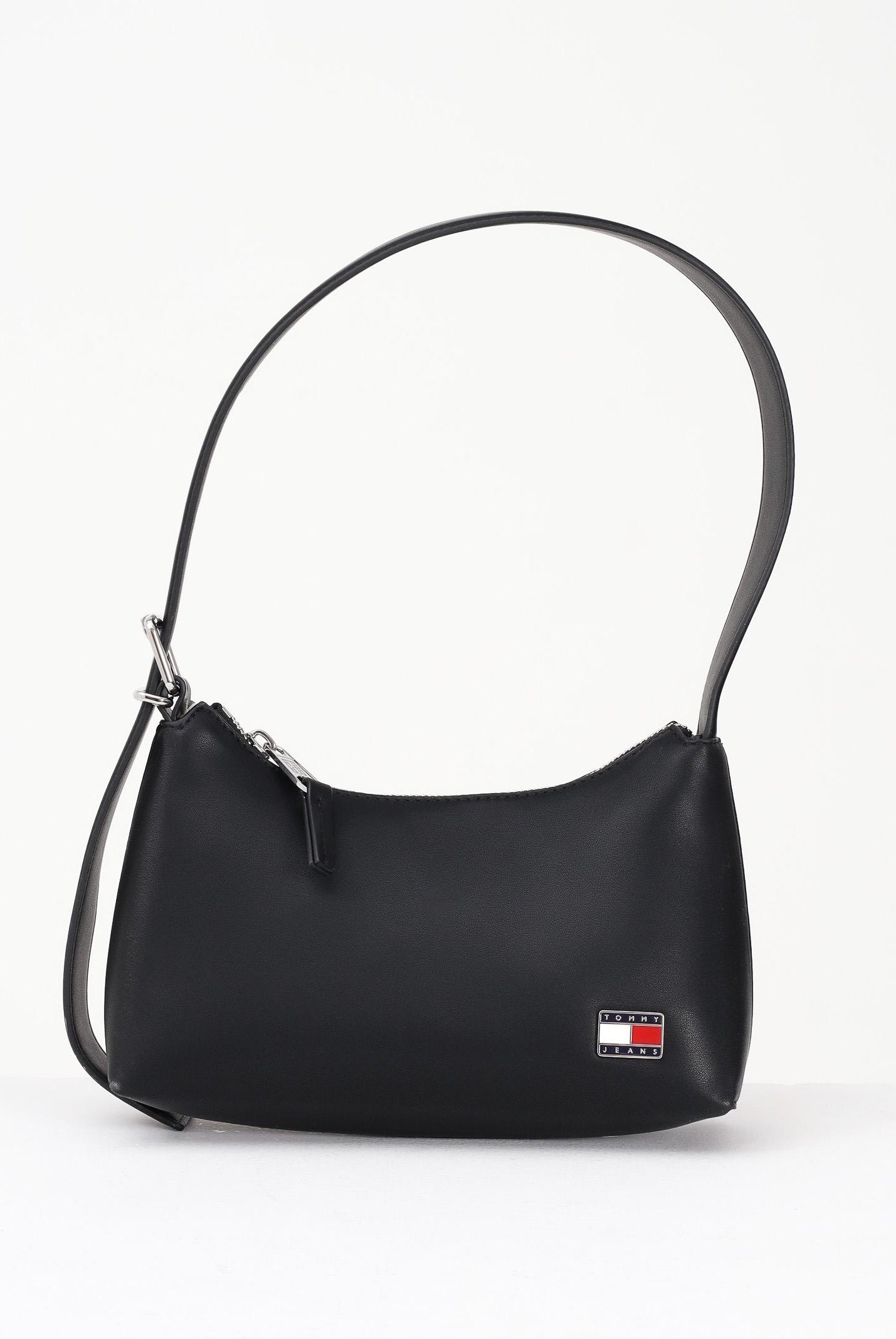 TOMMY JEANS Borsa a spalla nera da donna con logo AW0AW17873 ACG TOMMY JEANS