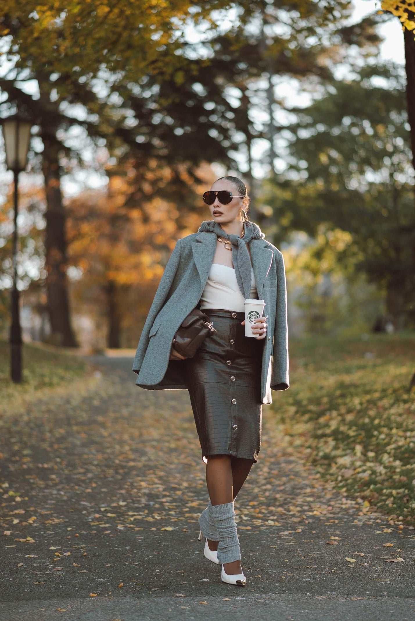 SANTAS Gonna midi BELLE ÉTOILE marrone da donna PV2610 MA SANTAS