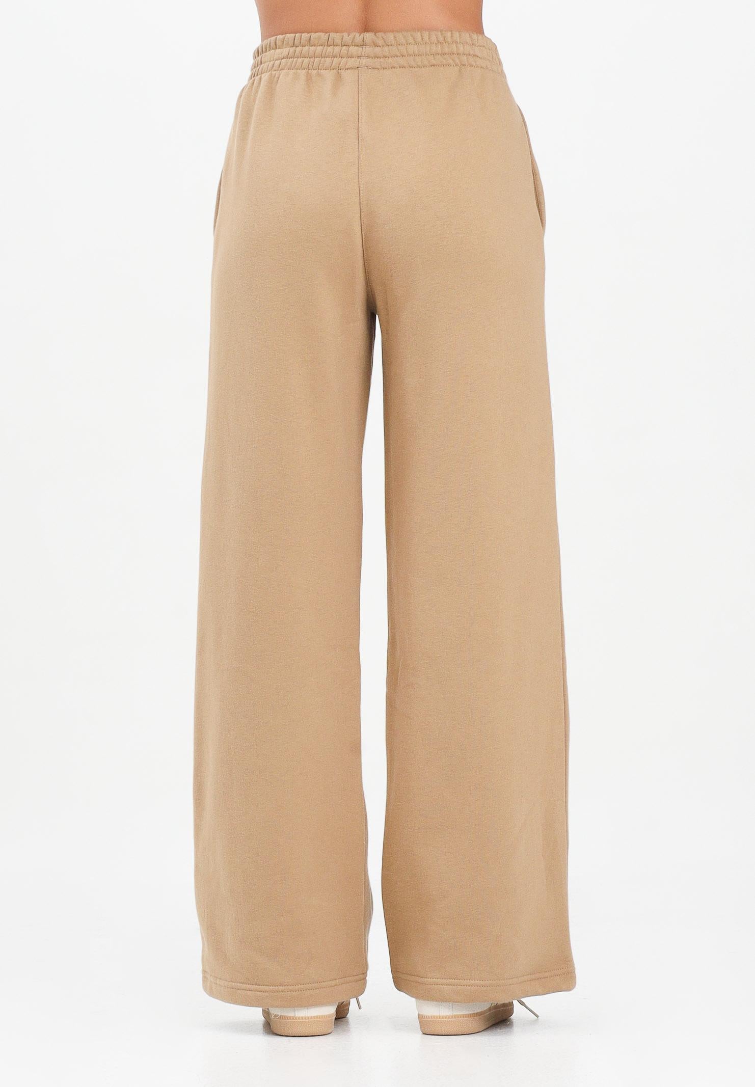 ADIDAS ORIGINALS Pantalone sportivo Essentials Wide Leg Fleece beige da donna JX7734 ADIDAS ORIGINALS