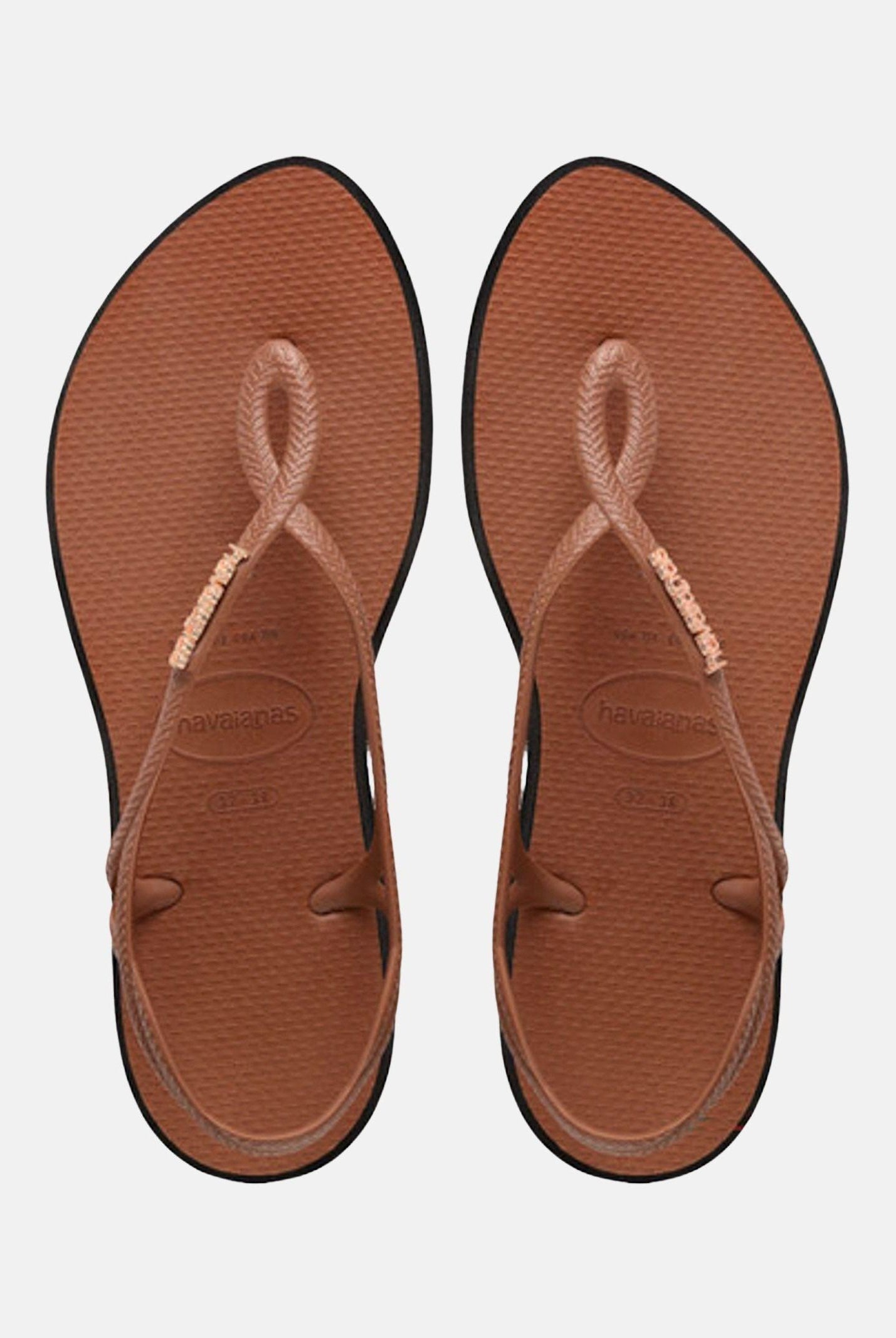 HAVAIANAS Infradito Havaianas Luna Point Rust Black marroni da donna 4149921 1696 HAVAIANAS