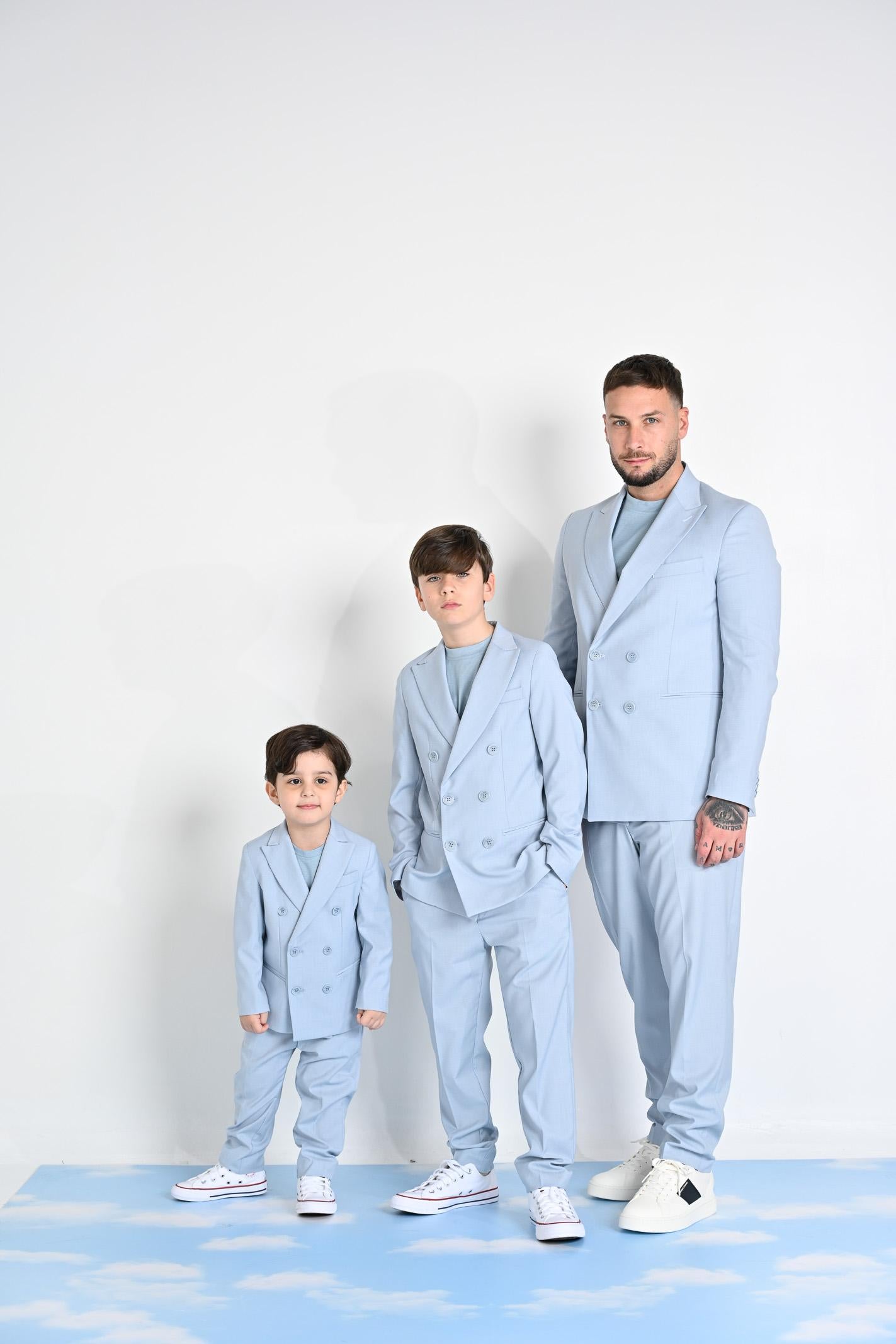 I'M BRIAN Giacca azzurro polvere da bambino GIA3220J POL I'M BRIAN
