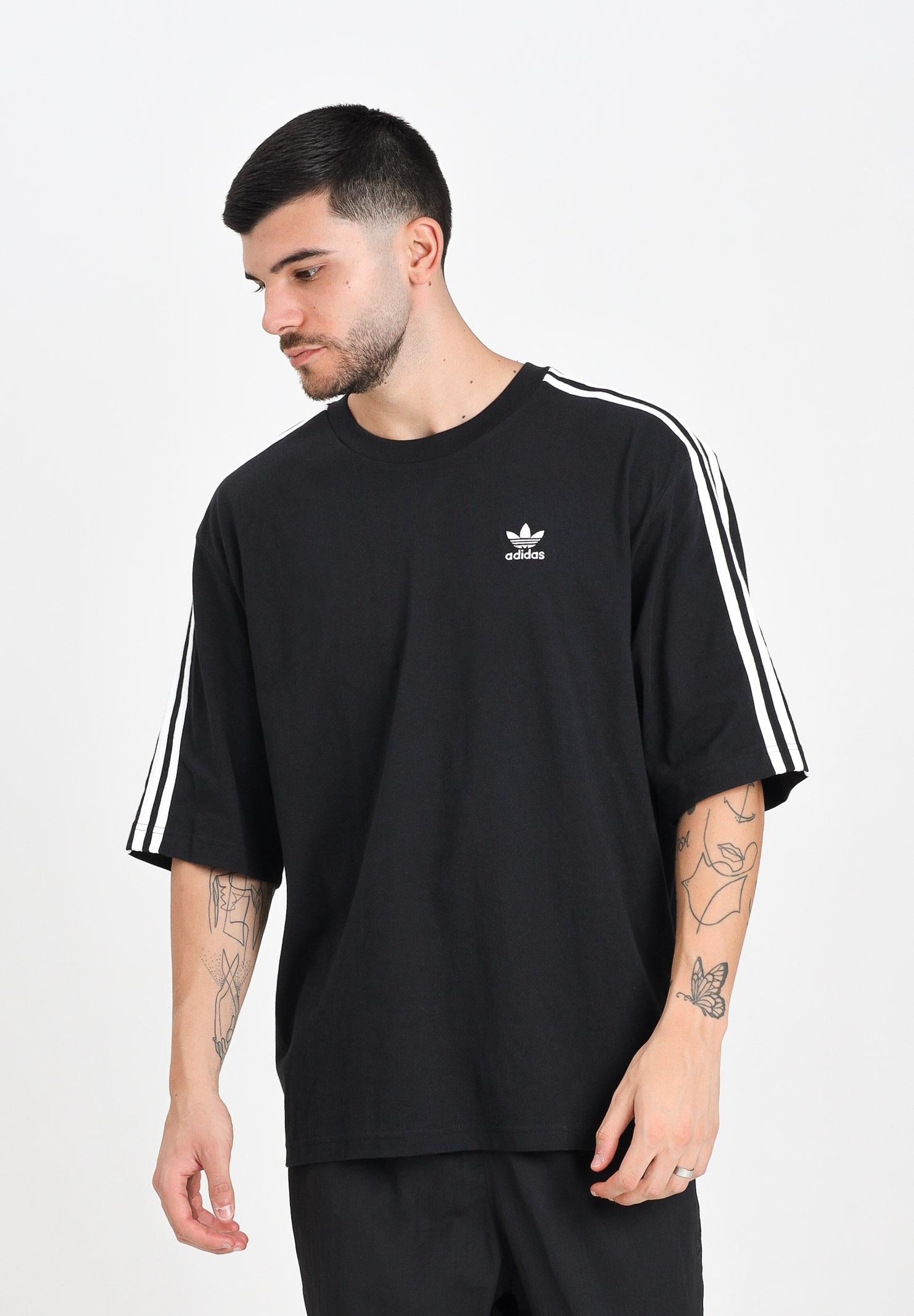 ADIDAS ORIGINALS T-shirt a manica corta Adicolor Oversized nera da uomo IZ1832 ADIDAS ORIGINALS
