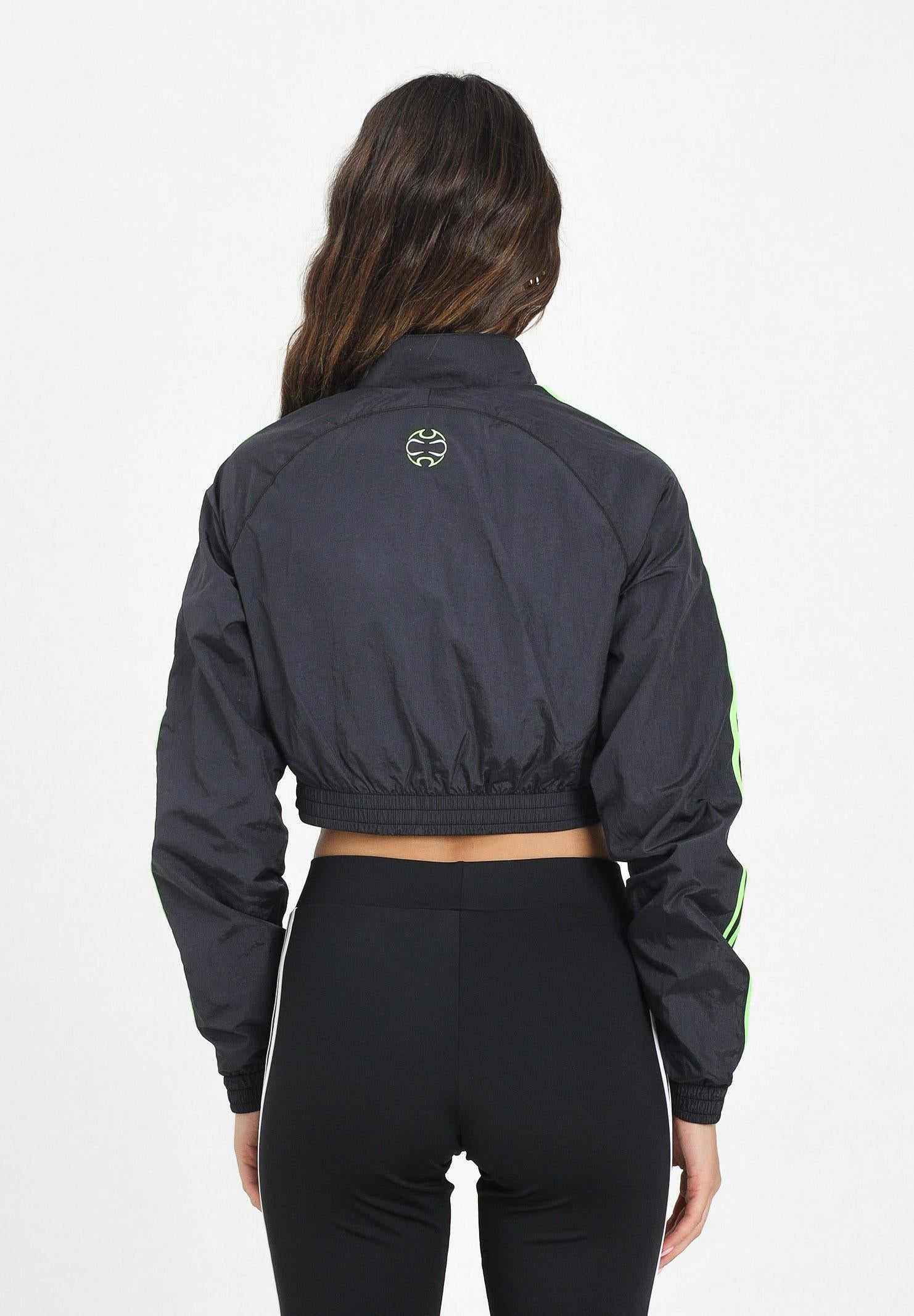 ADIDAS ORIGINALS Giacca a vento Teamgeist adicolor Cropped nera da donna JZ8273 ADIDAS ORIGINALS
