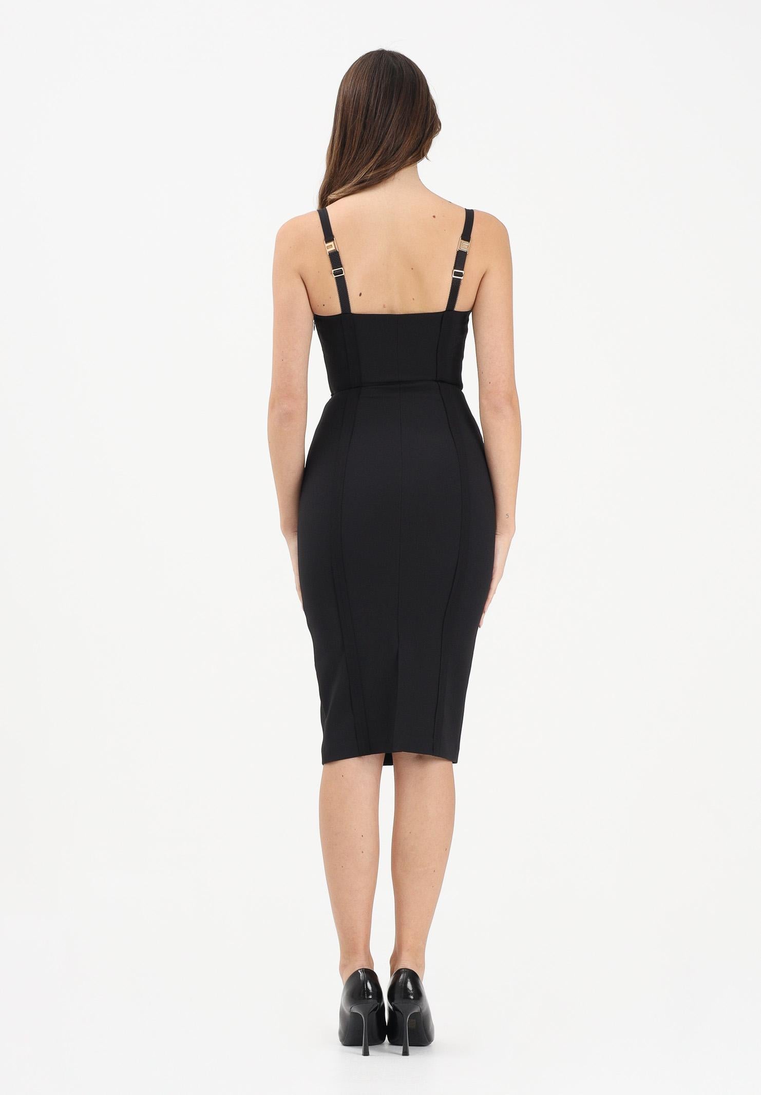 ELISABETTA FRANCHI Abito midi nero da donna AB91861E2 110 ELISABETTA FRANCHI