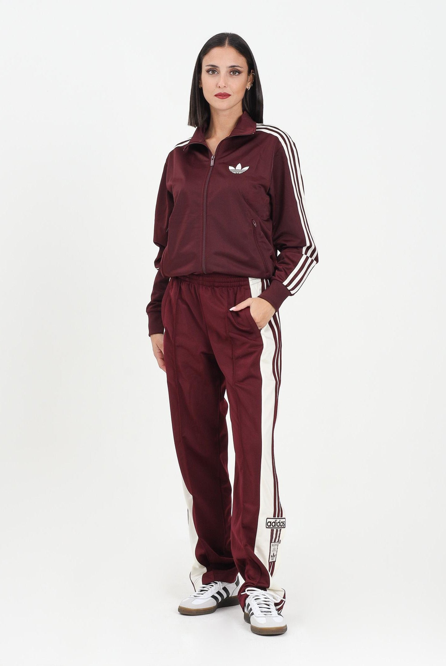 ADIDAS ORIGINALS Pantalone sportivo Adibreak bordeaux da donna KA7732 ADIDAS ORIGINALS