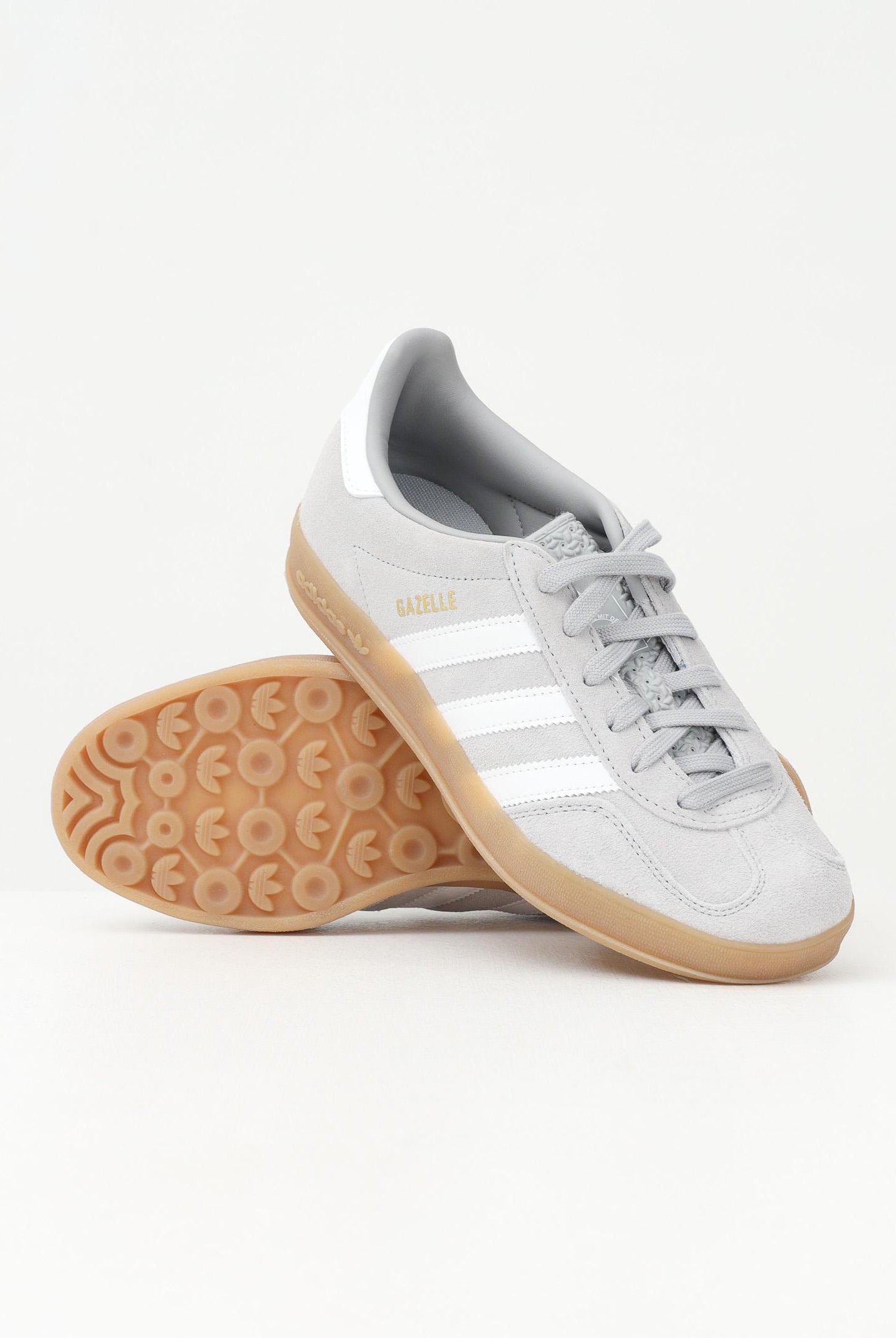 ADIDAS ORIGINALS Sneakers Gazelle Indoor grigie per uomo e donna JQ0176 . ADIDAS ORIGINALS