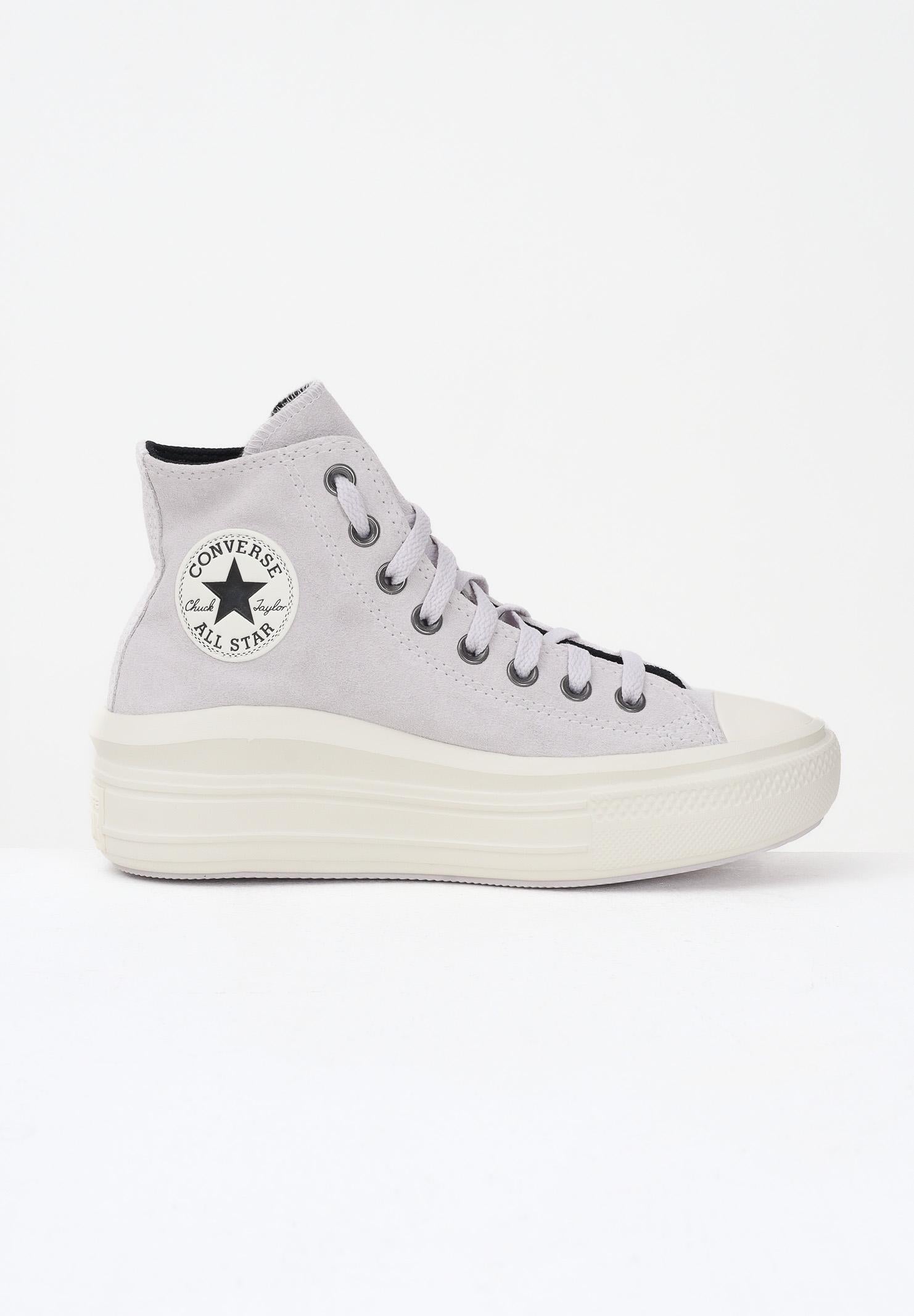 CONVERSE Sneakers Chuck Taylor All Star Move Platform grigio chiaro da donna A14556C . CONVERSE