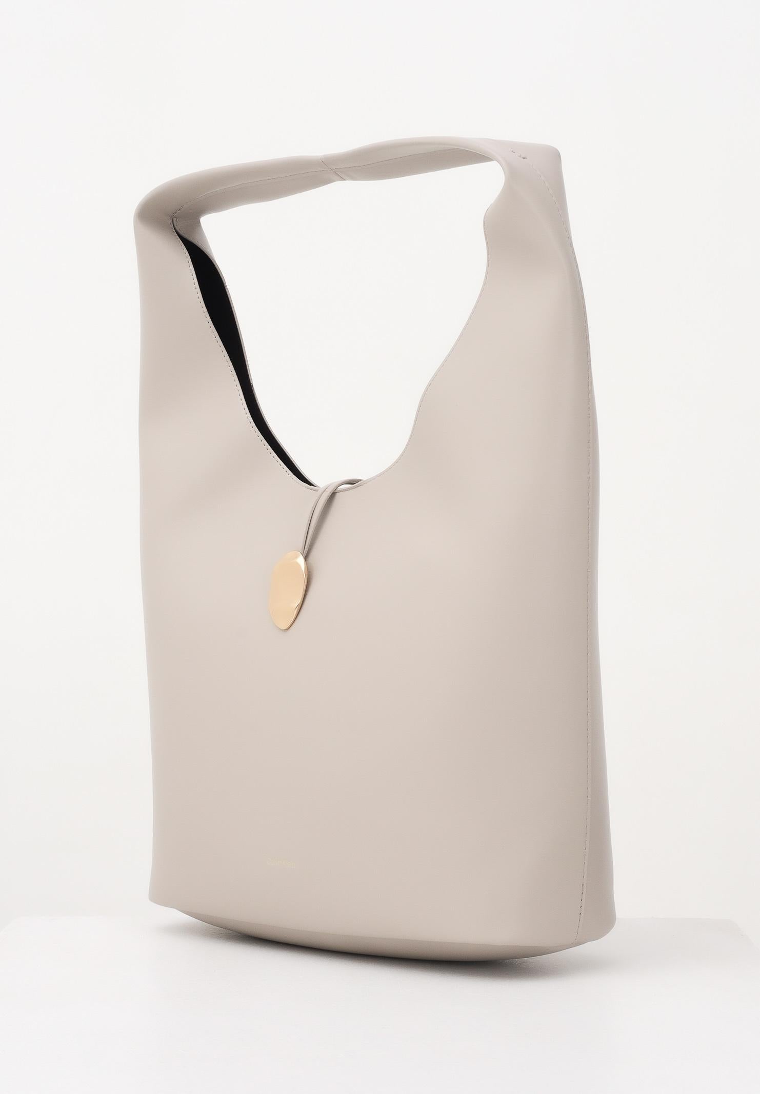 CALVIN KLEIN Shopper sabbia da donna con pochette LV04K3149G RMU CALVIN KLEIN