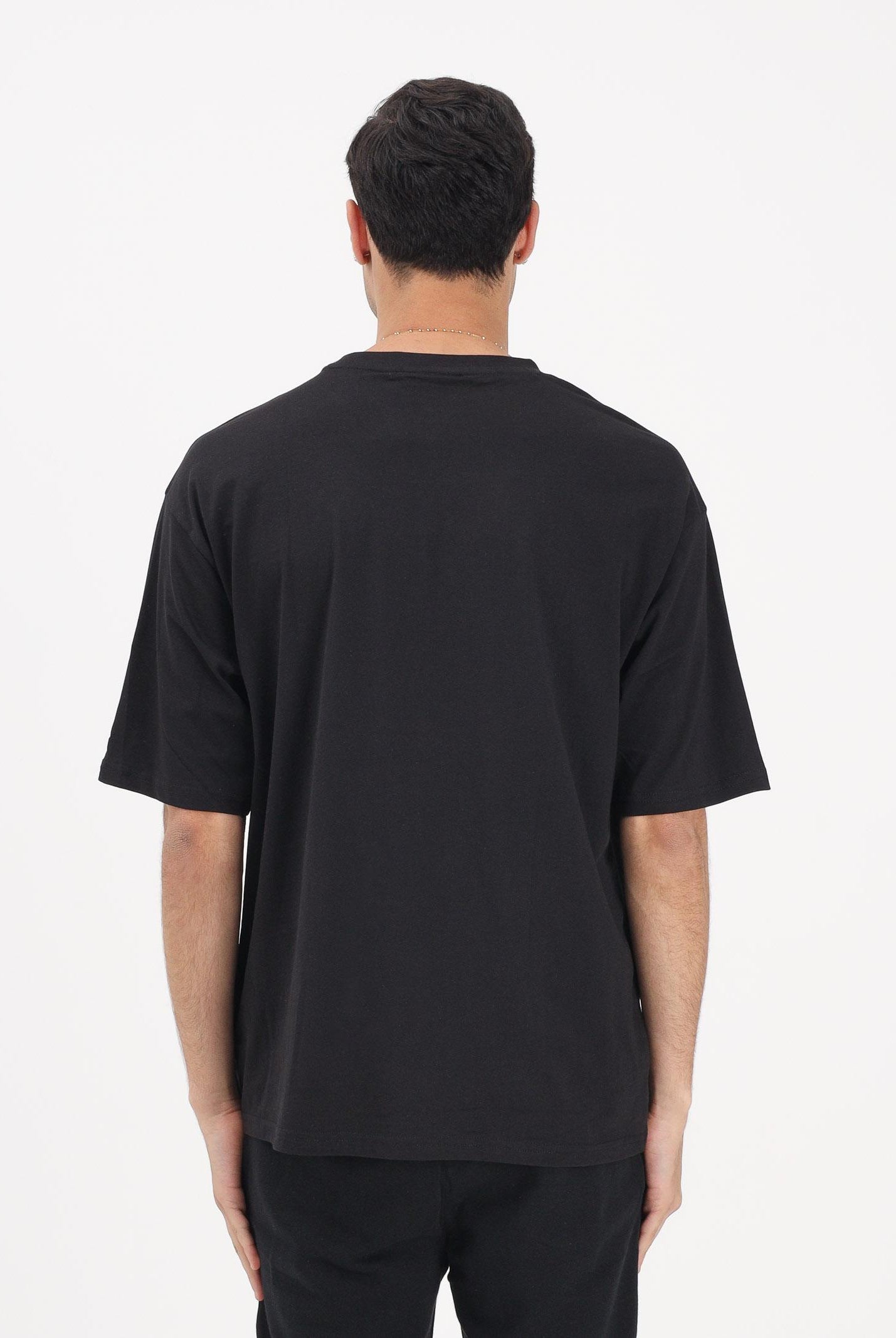 NEW ERA T-shirt a manica corta nera per uomo e donna con logo 60675746 . NEW ERA