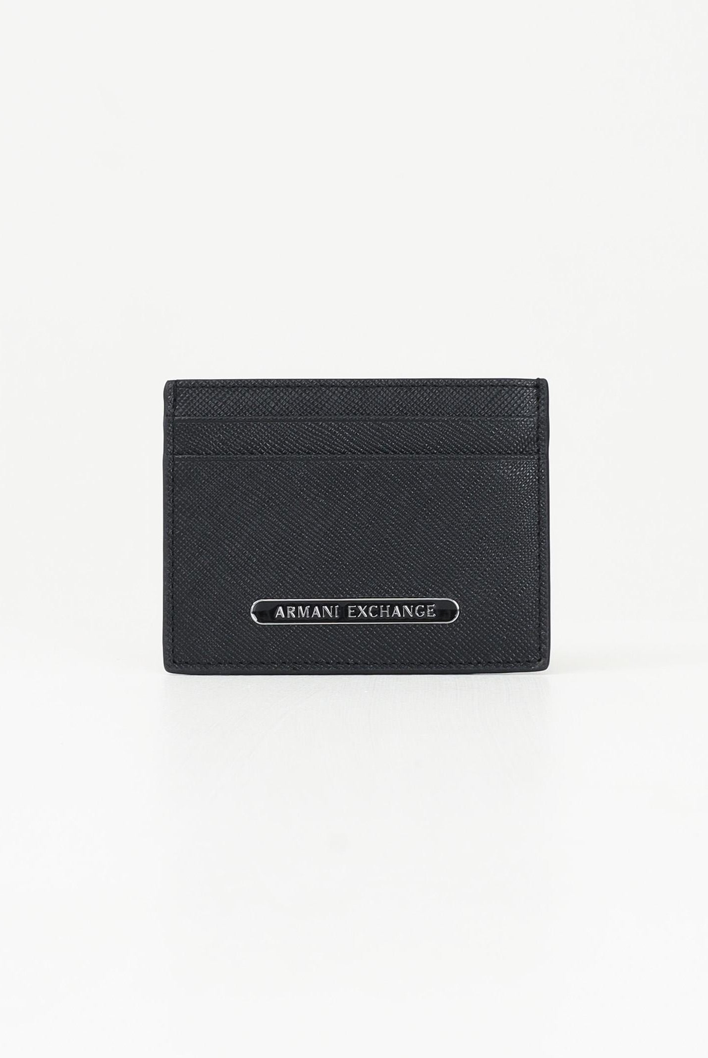 ARMANI EXCHANGE Portacarte nero da uomo con logo XM000169AF12702 UC001 ARMANI EXCHANGE
