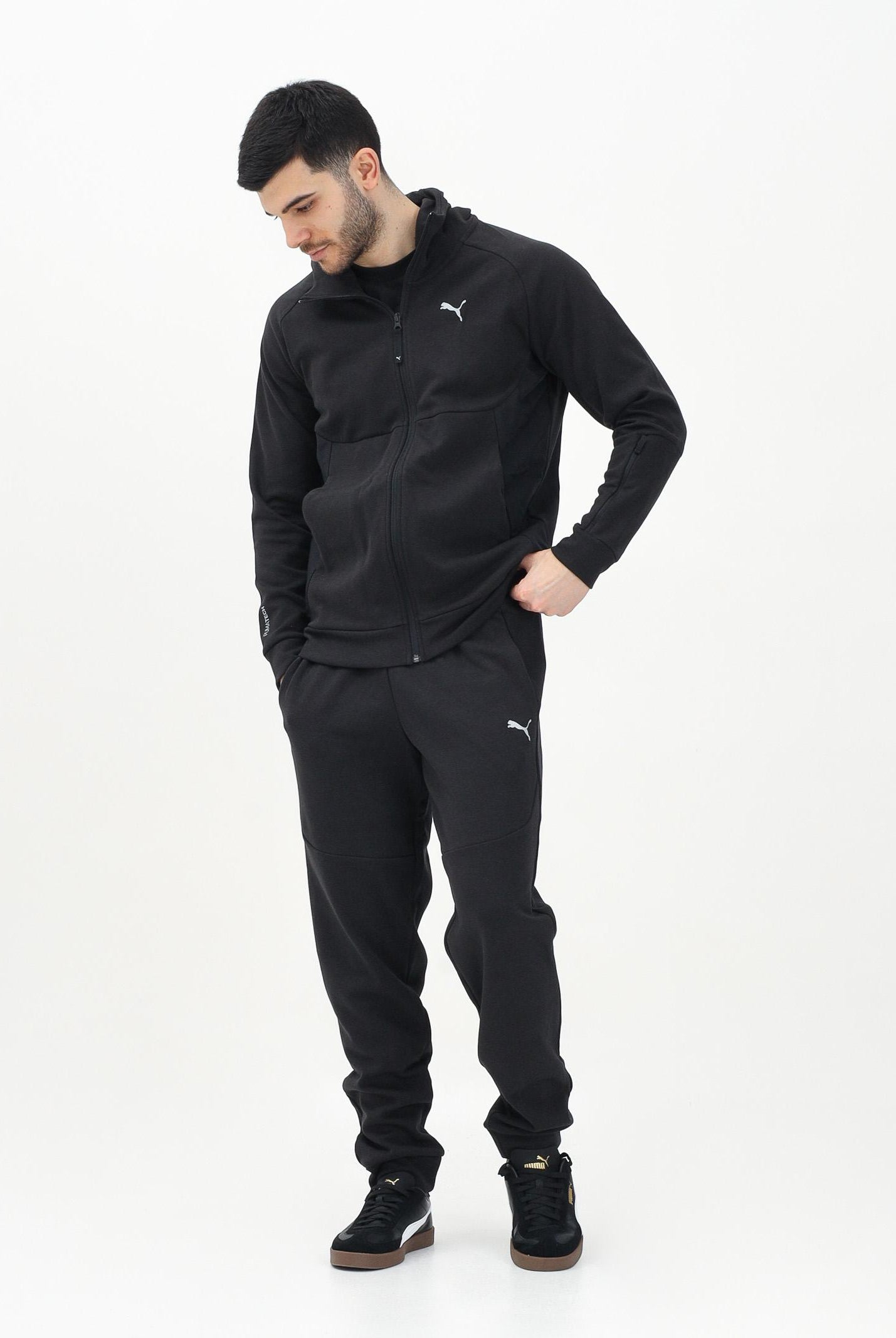 PUMA Pantalone sportivo PUMATECH nero da uomo 684601 01 PUMA