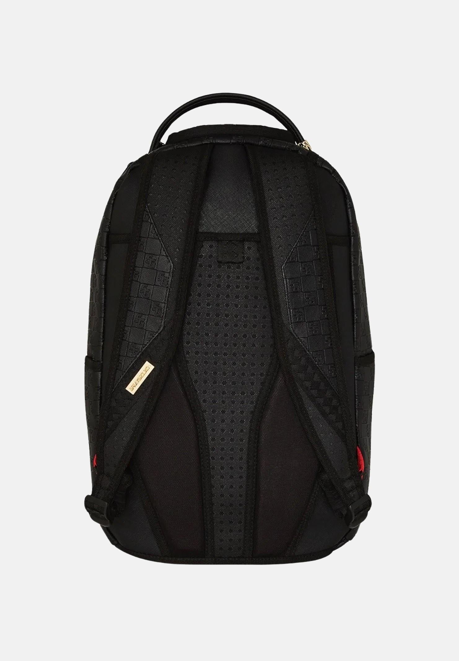 SPRAYGROUND Zaino BLACK OUT SHARKS IN PARIS DLXSV nero per uomo e donna 910B7531NSZ SPRAYGROUND