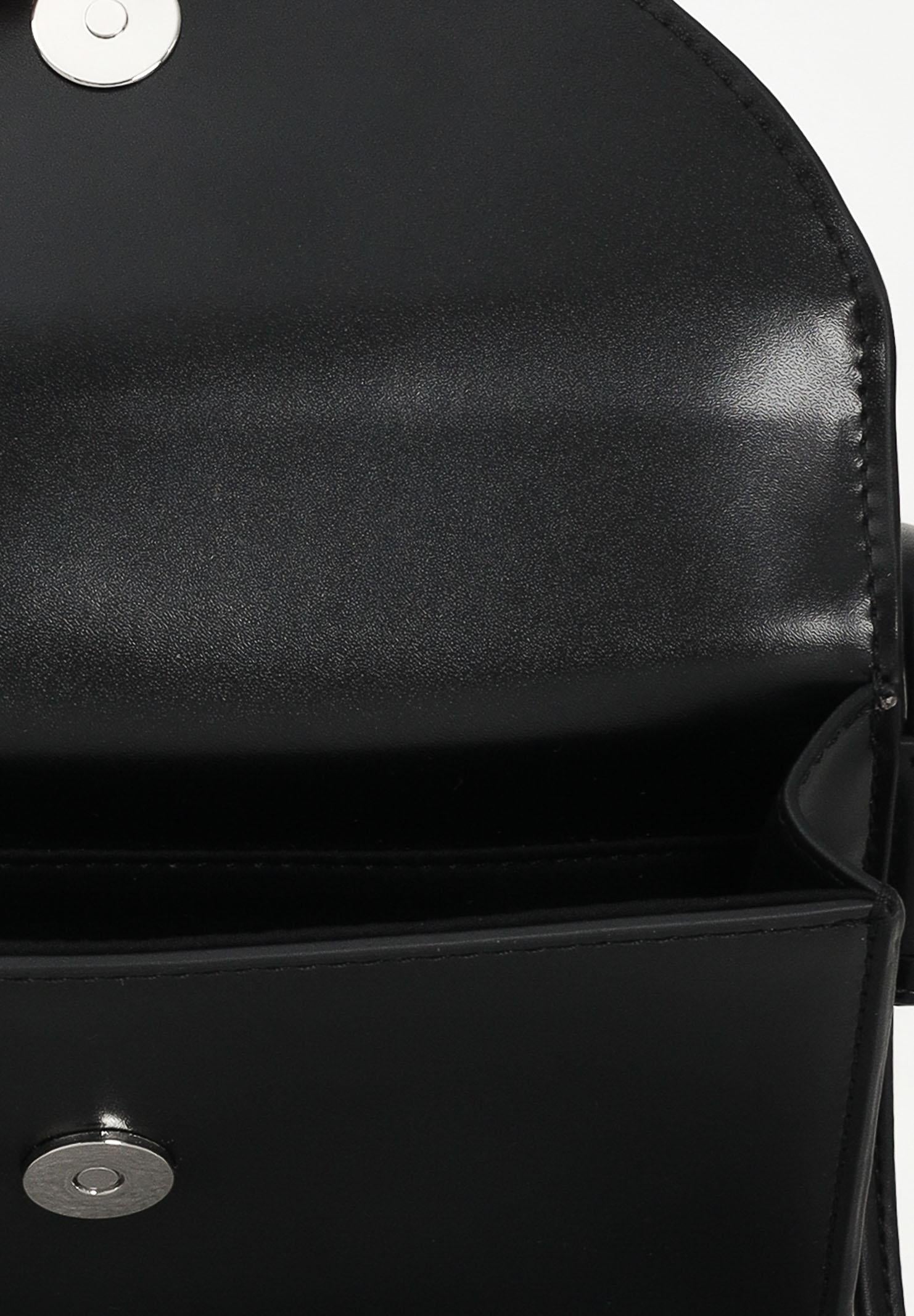 MARNI Pochette nera da donna con logo M01256M00TK 0M922 MARNI