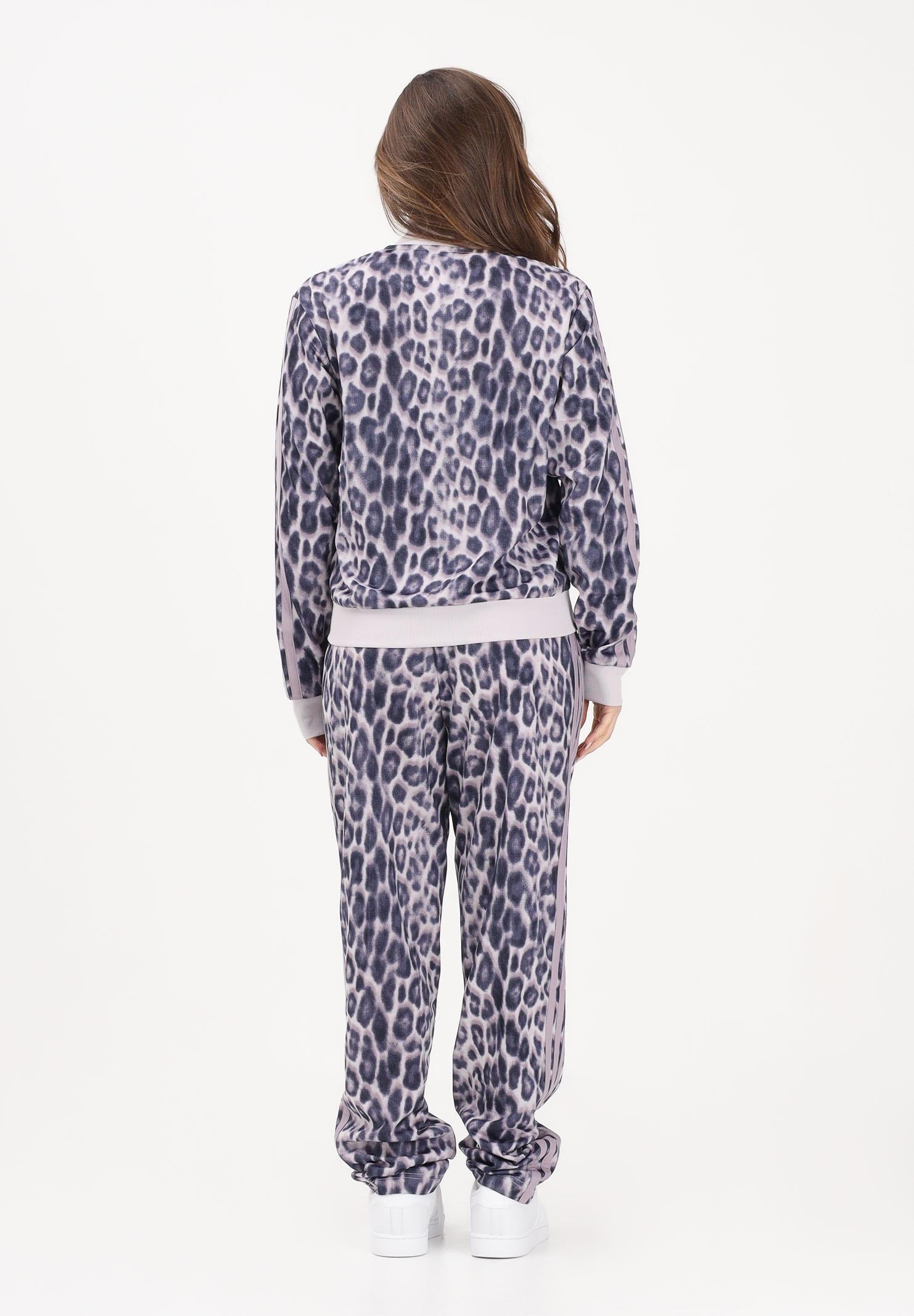 ADIDAS PERFORMANCE Tuta Essentials 3 Stripes Animal AOP lilla da donna KB8935 . ADIDAS PERFORMANCE