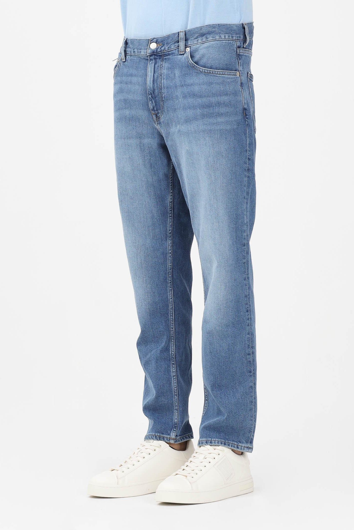 TOMMY HILFIGER Jeans Denton in denim di cotone stretch da uomo MW0MW41886 1A8 TOMMY HILFIGER