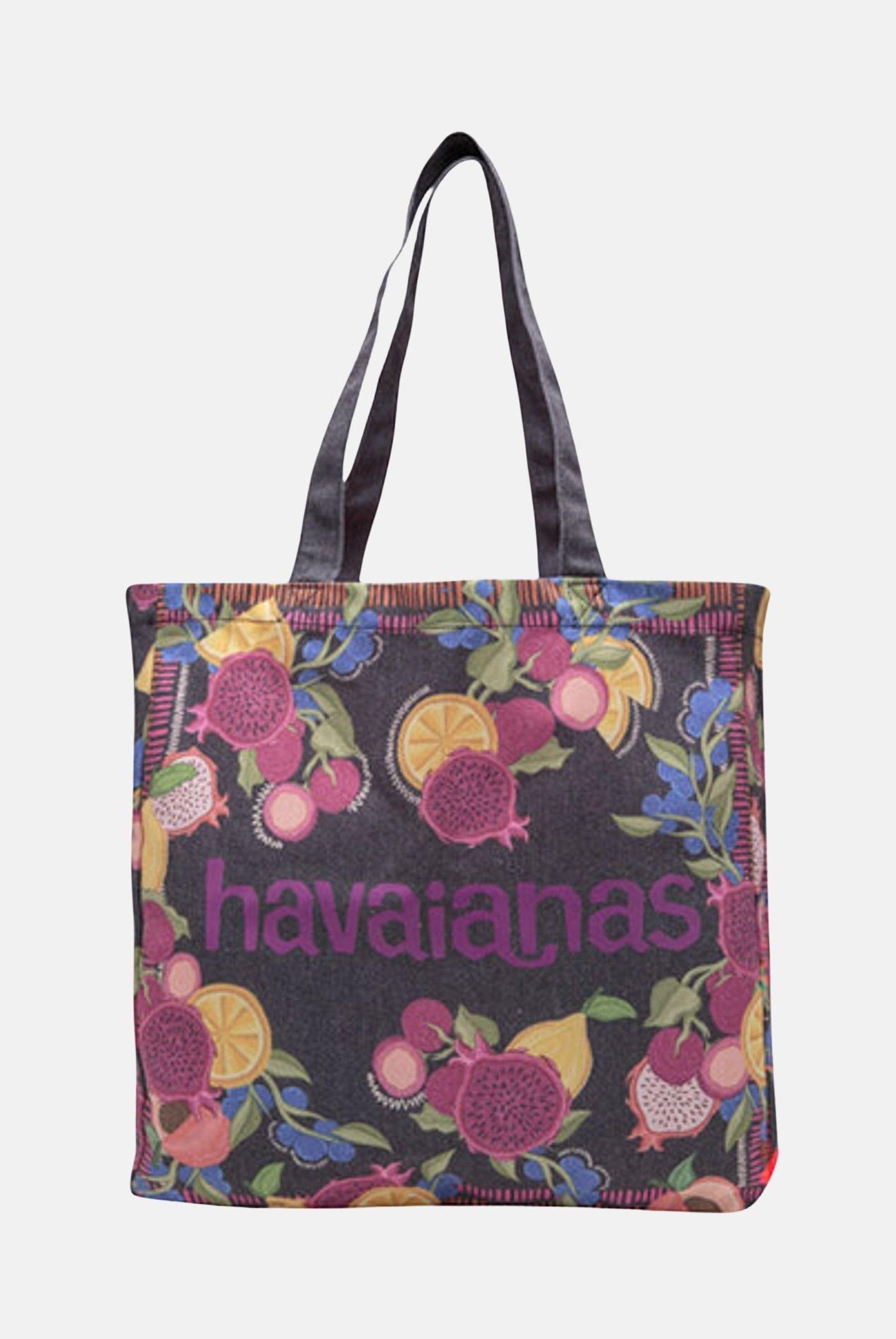 Havaianas borsa da spiaggia XL Beach Bag XL multicolor fantasia tropicale donna 4149896 0090 HAVAIANAS