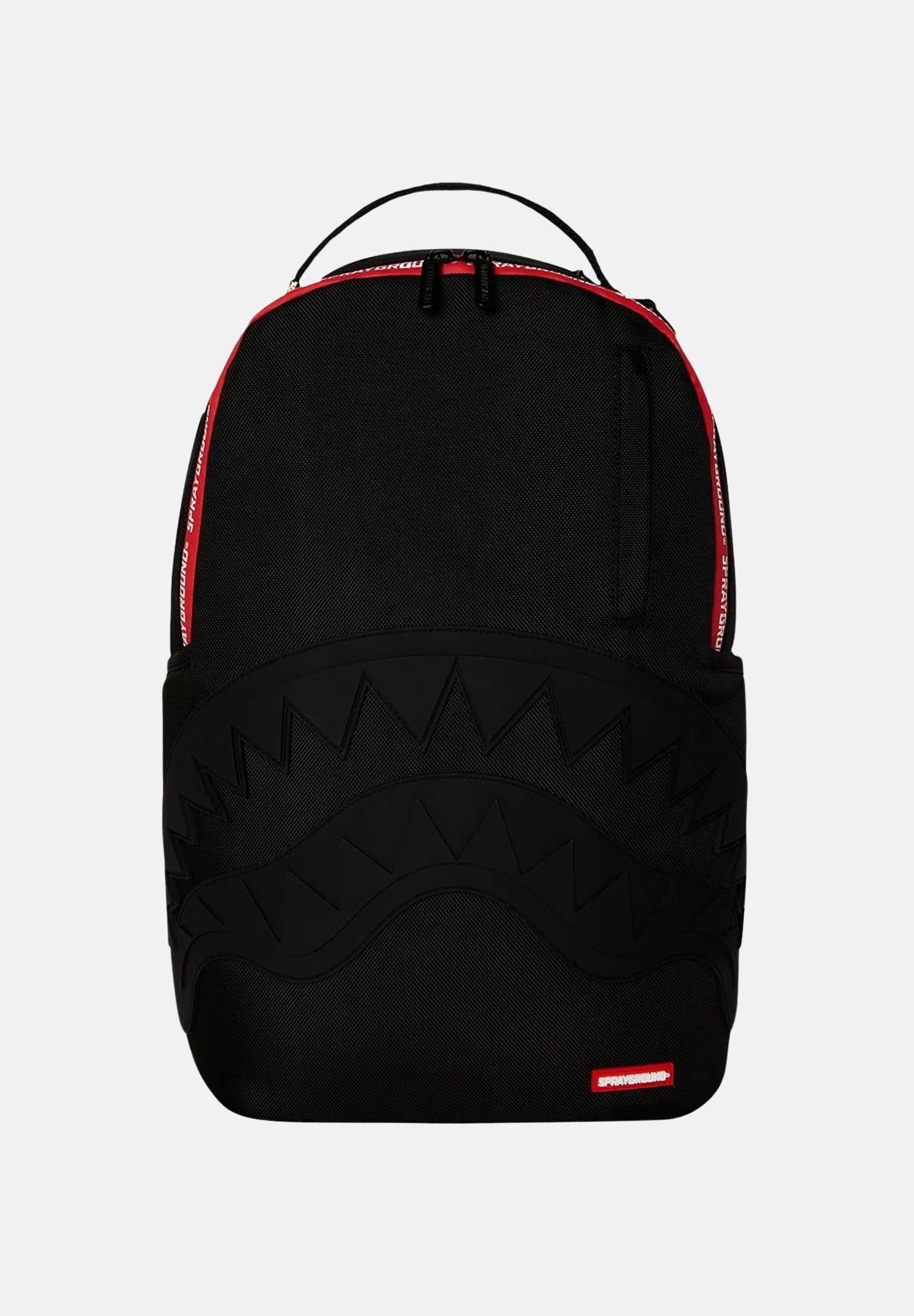 SPRAYGROUND Zaino Printed Zipper Shark Dlxr nero per uomo e donna 910B6017NSZ SPRAYGROUND