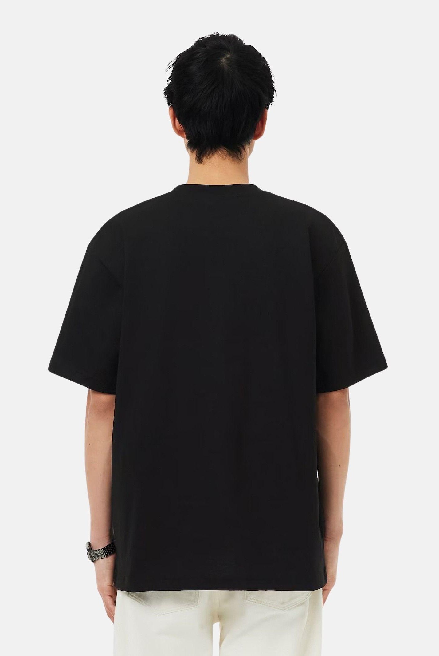LACOSTE T-shirt Heavy Cotton Jersey, colore brand Black corrispondente al nero, da uomo TH0876 031 LACOSTE