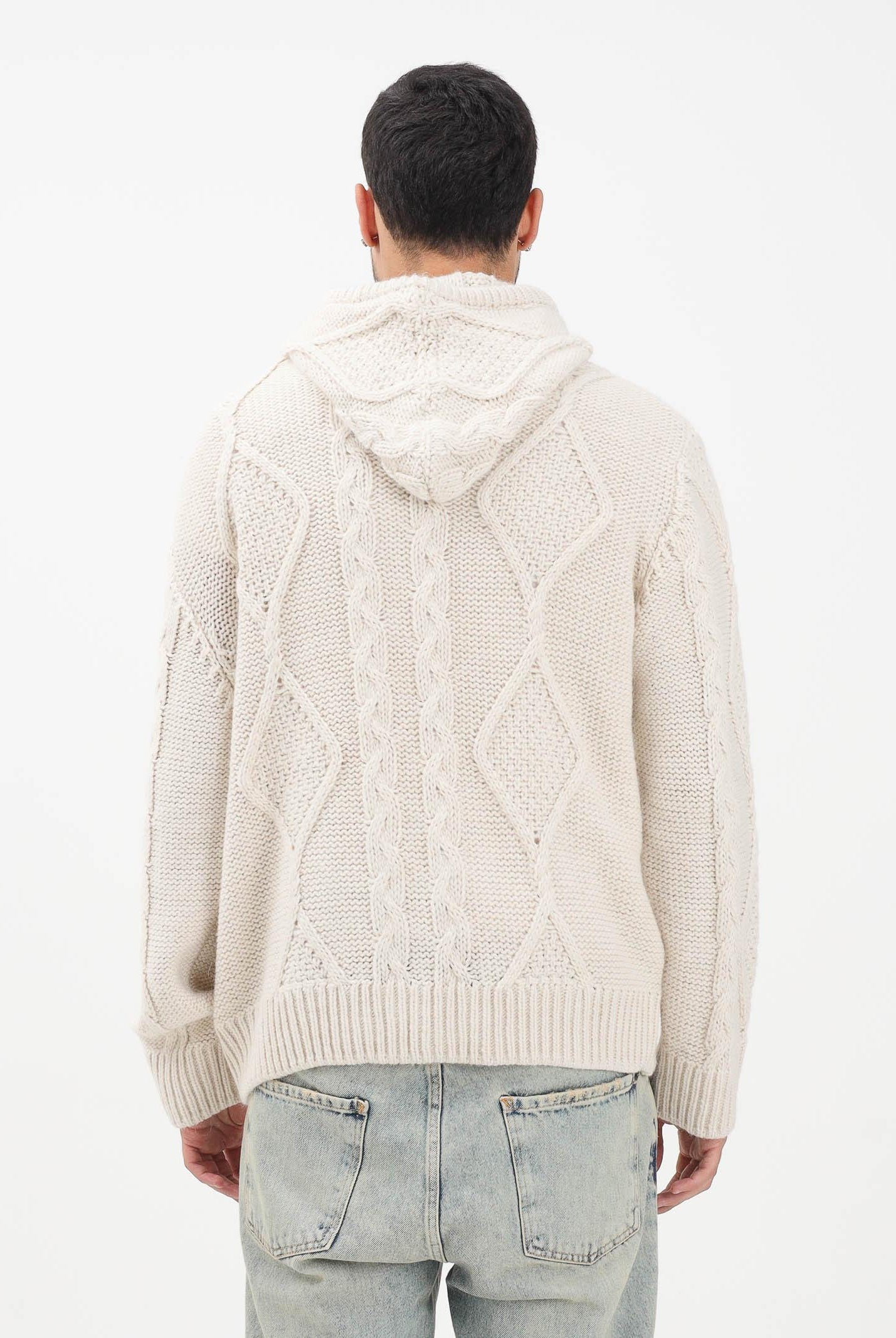 I'M BRIAN Cardigan panna da uomo MA3403 PAN I'M BRIAN