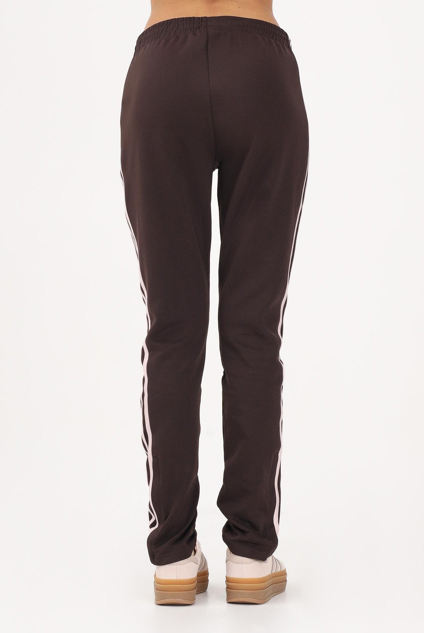 ADIDAS ORIGINALS Pantalone sportivo SST CLASSIC marrone e rosa da donna KD3790 . ADIDAS ORIGINALS
