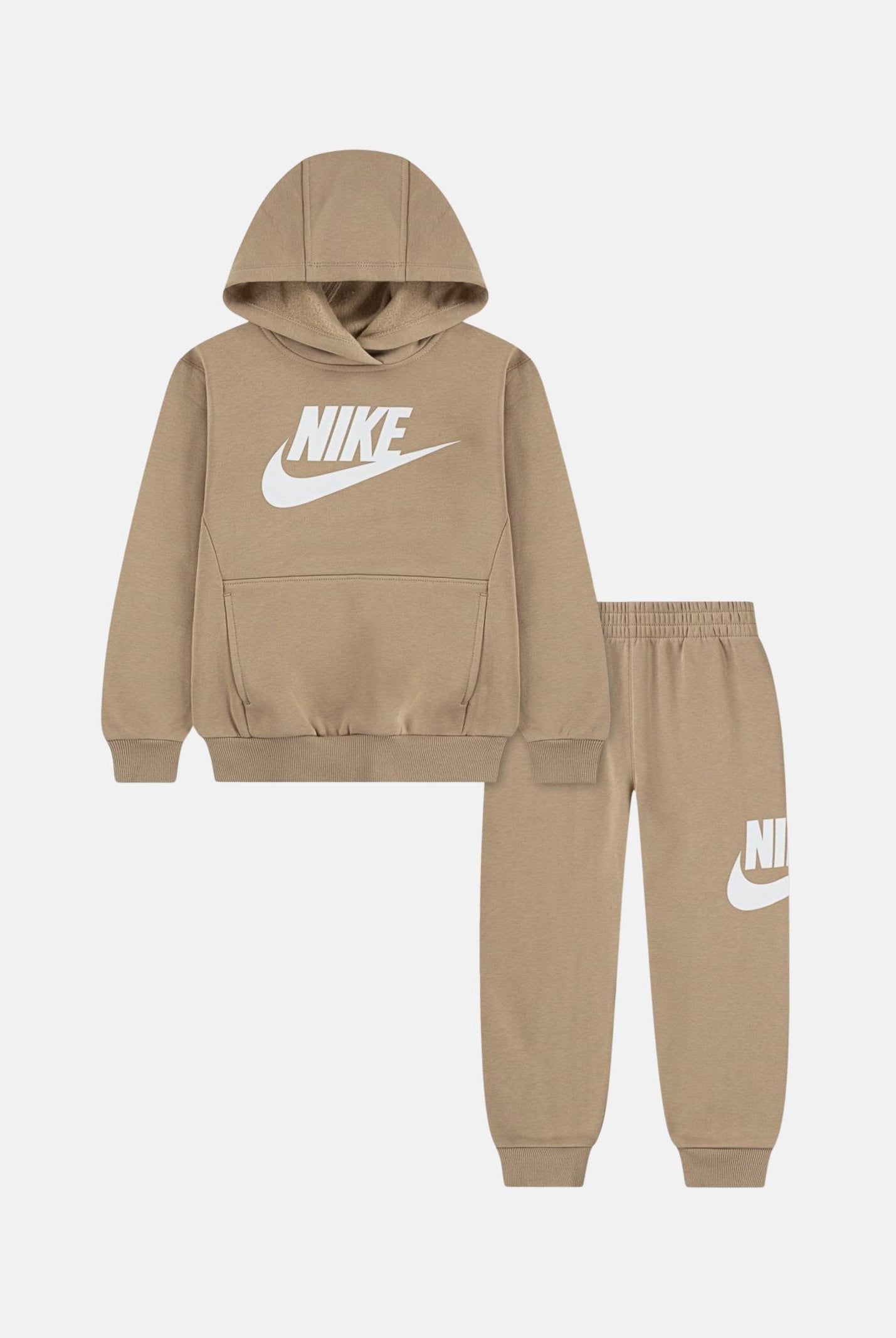NIKE Tuta beige da neonato con stampa logo 66L135 X0L NIKE