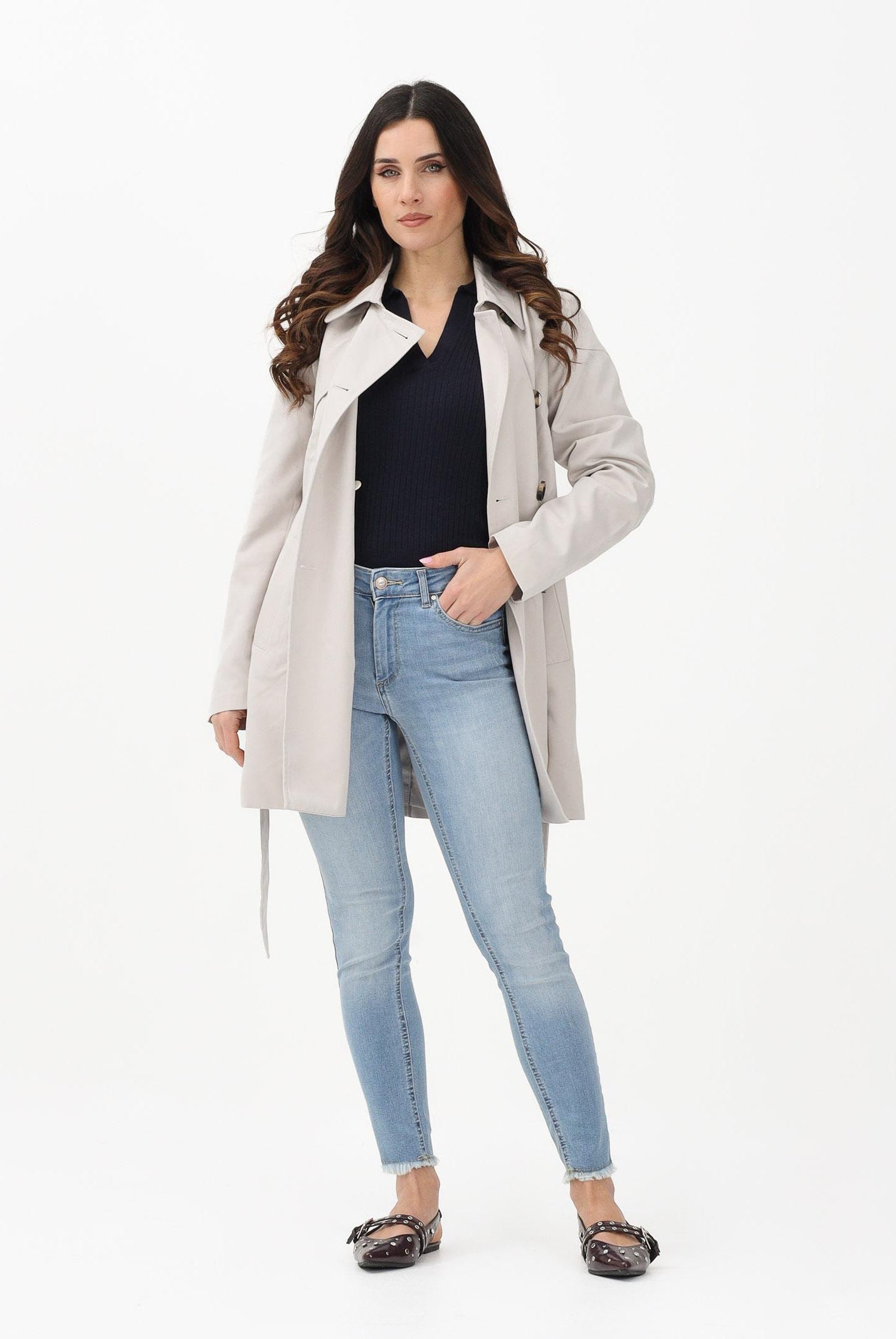 ONLY Trench panna da donna 15191821 MO ONLY