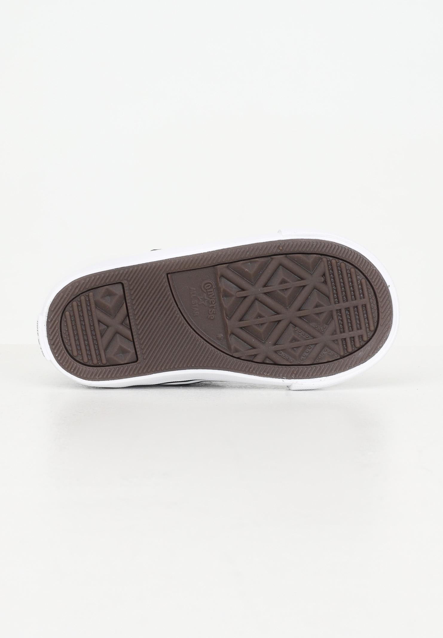 Sneakers Pro Blaze Easy-On bianche, nere e verdi da neonato A09333C CONVERSE