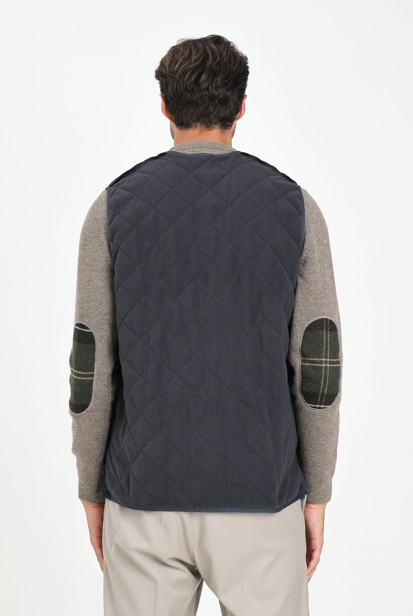 BARBOUR Smanicato Polarquilt blu da uomo da abbinare alla giacca Ashby 252MMLI0002 NY91 BARBOUR