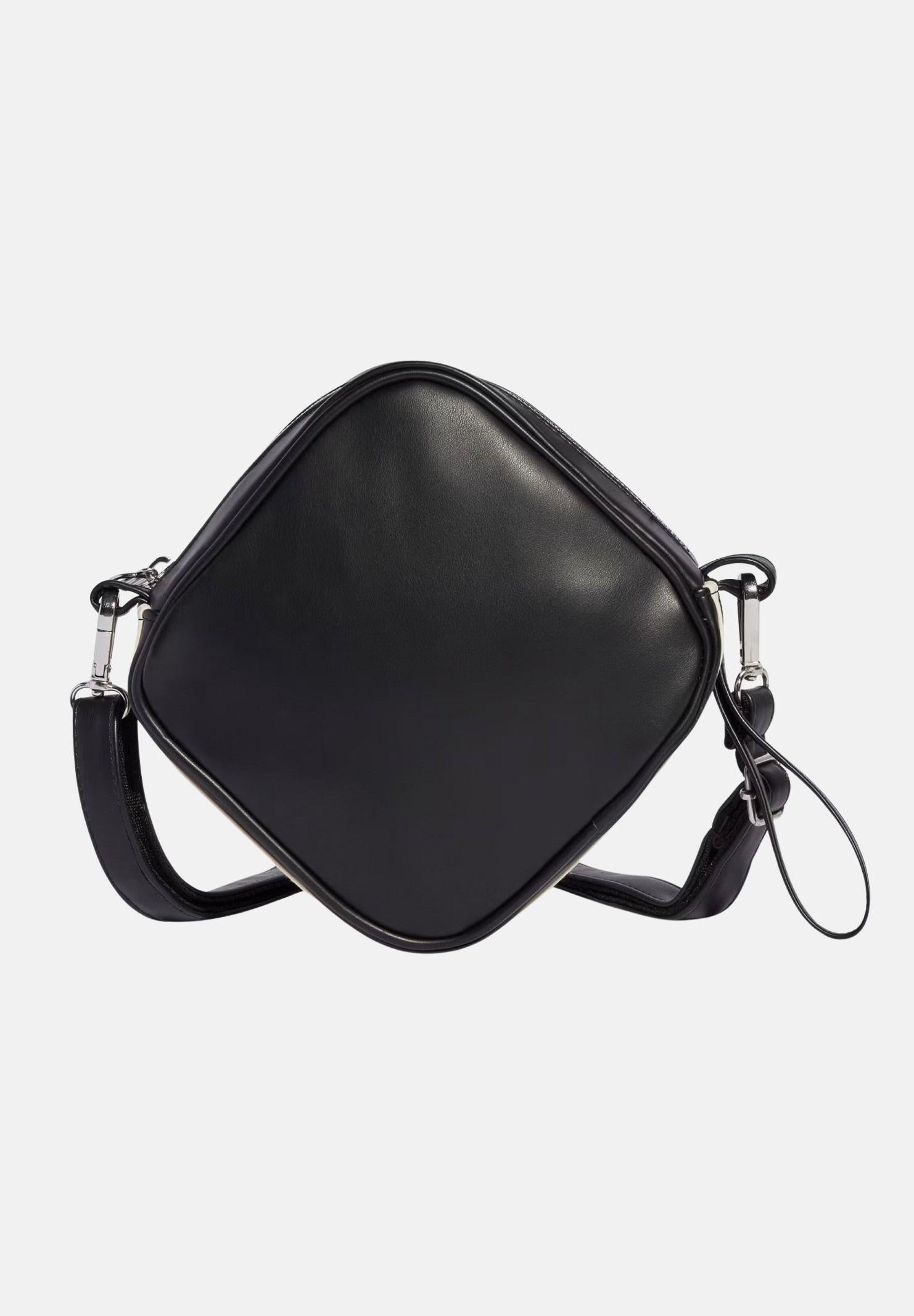 ADIDAS ORIGINALS Borsa a tracolla Diamond-Shaped nera da donna JC6004 . ADIDAS ORIGINALS